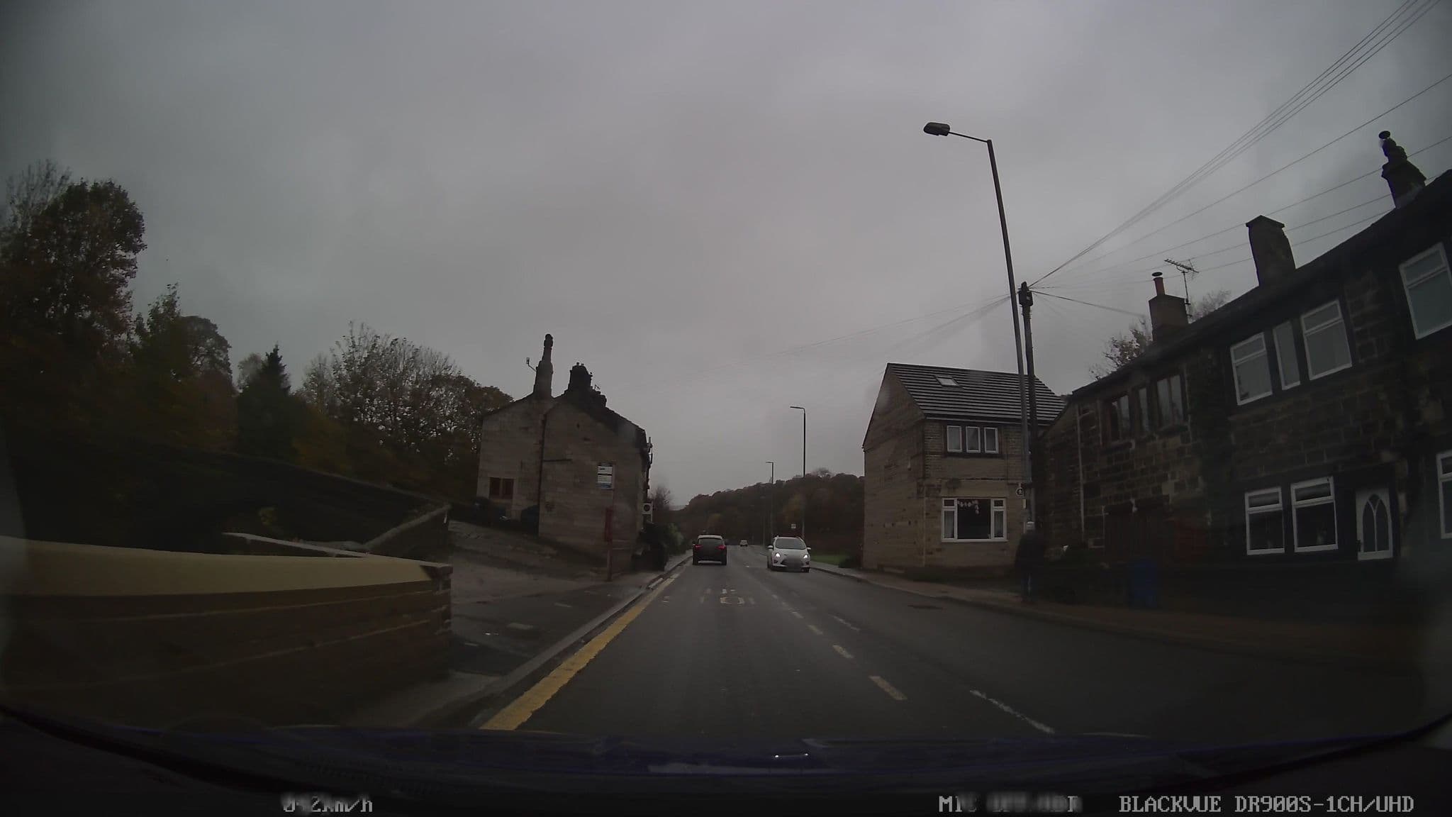 Street view near Cosy cottage with a canal view, Mytholmroyd — © humez (CC BY-SA · Mapillary)