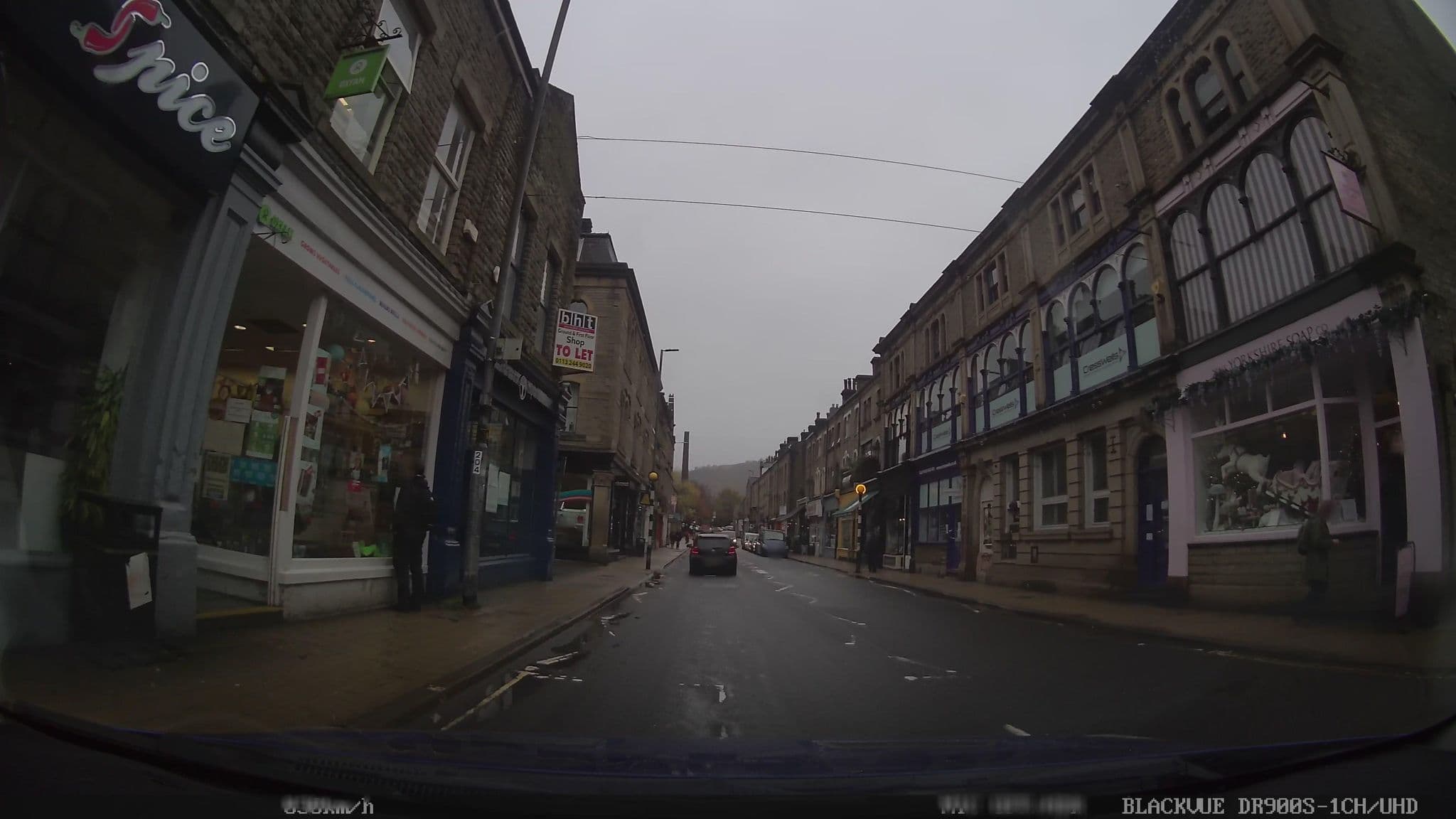 Street view near The Old Riverside School House, Hebden Bridge — © humez (CC BY-SA · Mapillary)