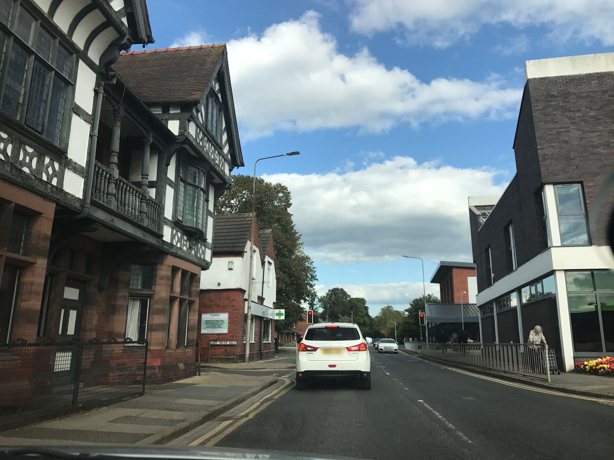 Street view near Red Cow, Nantwich, Nantwich — © rossa (CC BY-SA · Mapillary)