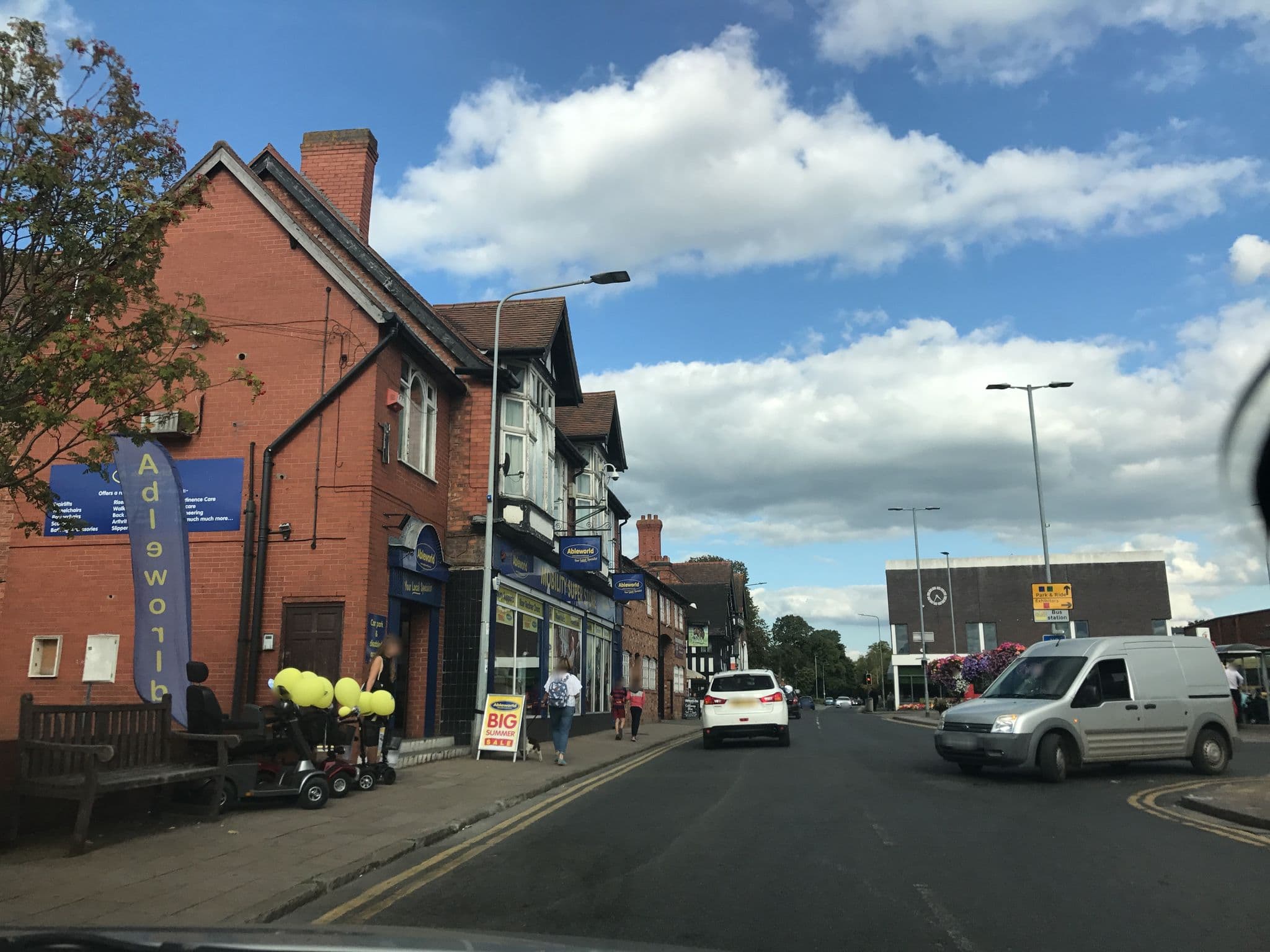 Street view near Shakespeare Hotel, Nantwich — © rossa (CC BY-SA · Mapillary)