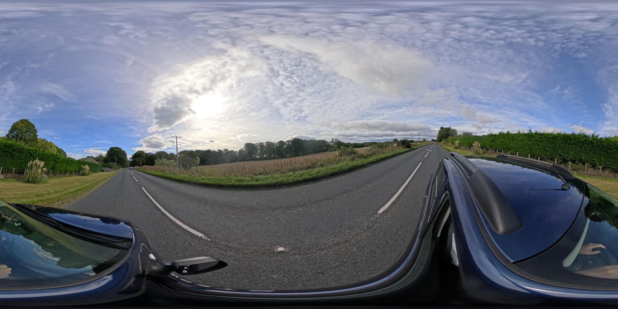 Street view near Ruby House, Newmacher — © coetserw (CC BY-SA · Mapillary)