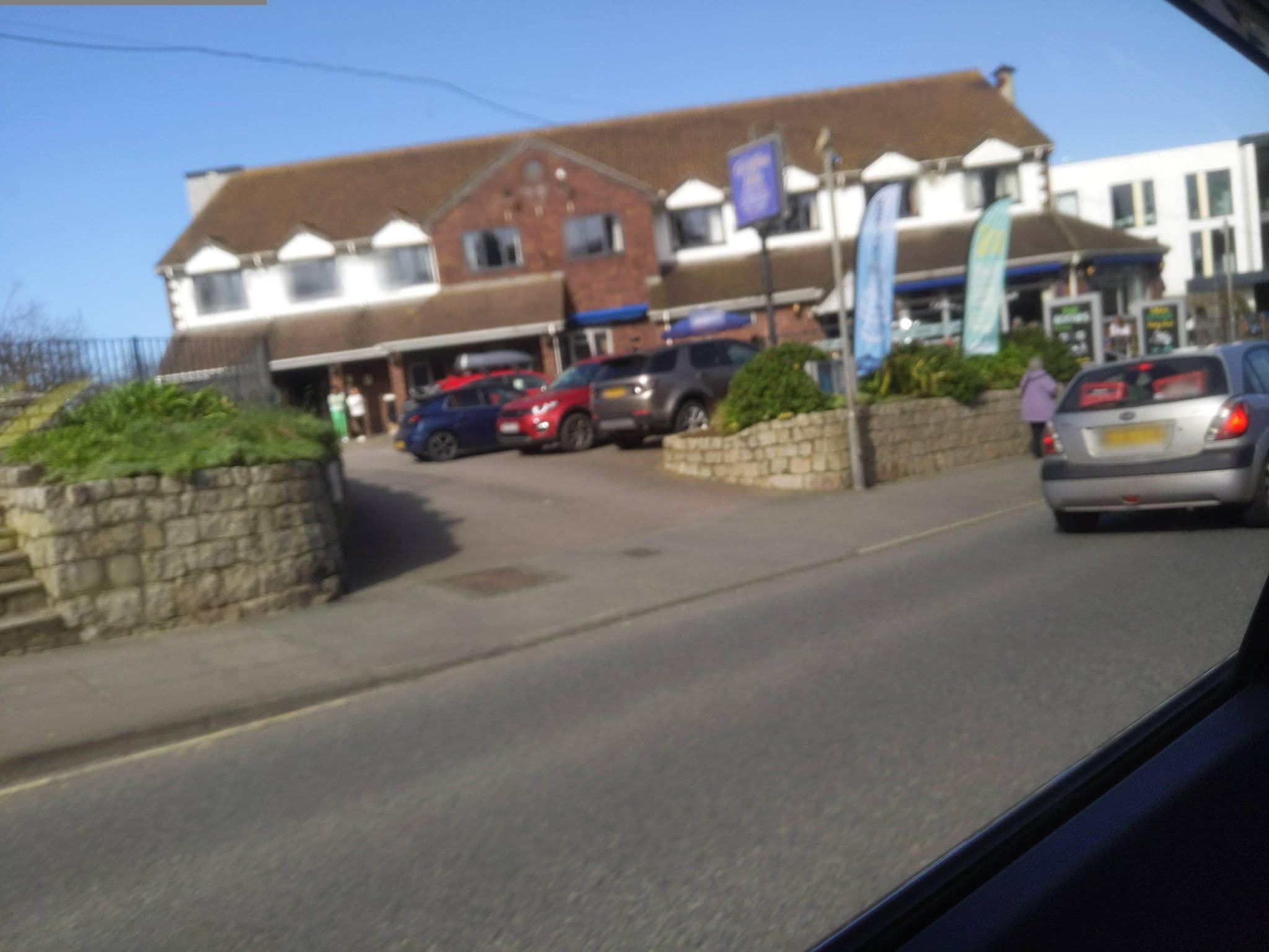 Street view near The Griffin Inn, Newquay