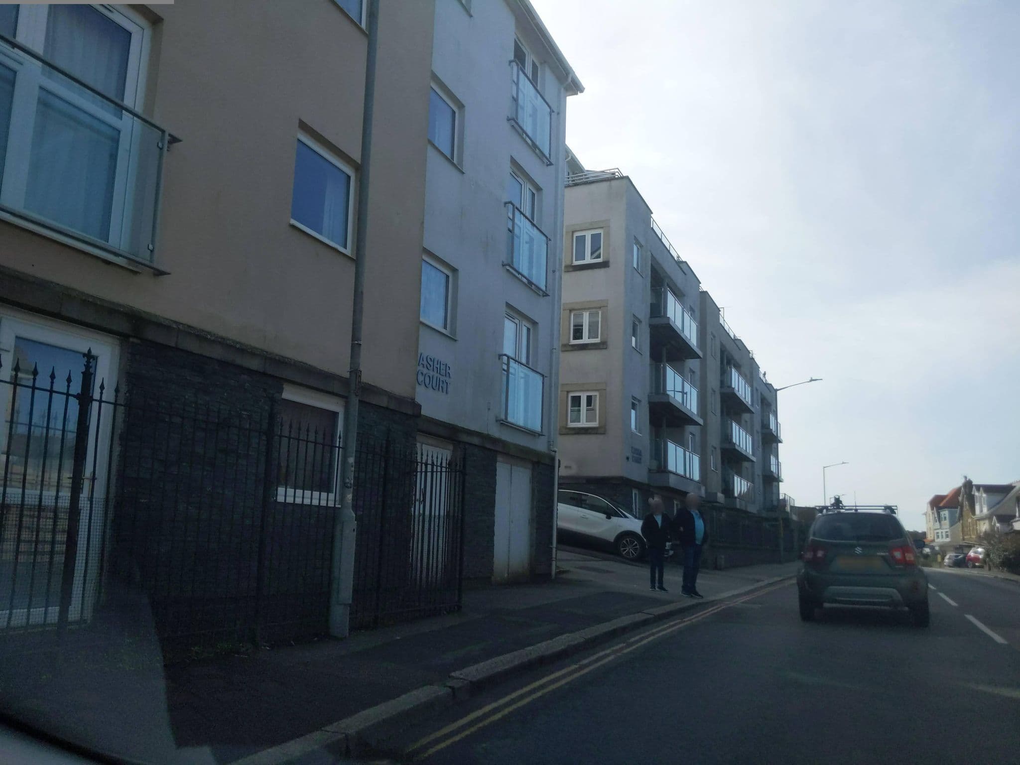 Street view near The White House Hotel, Newquay