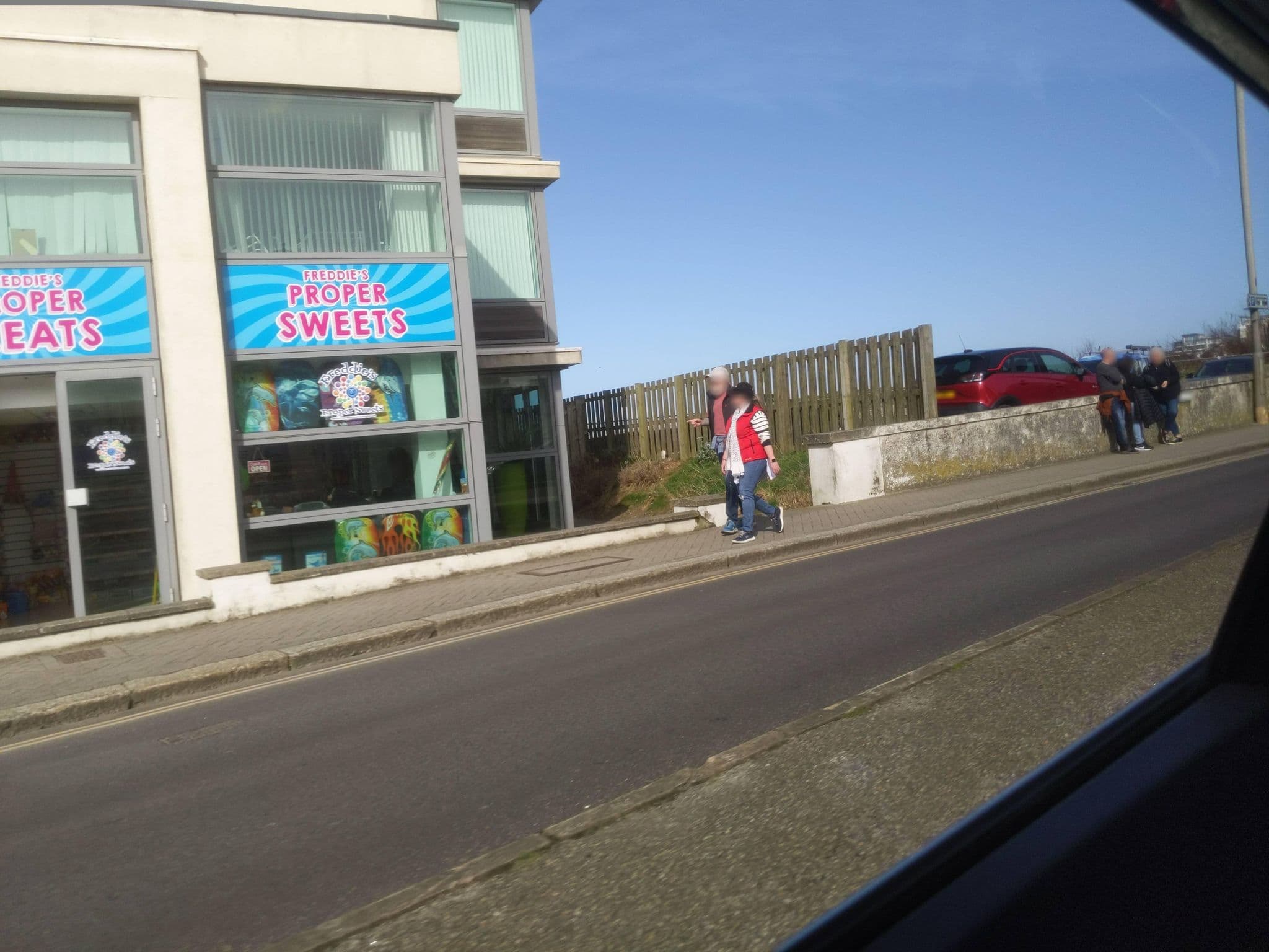 Street view near Rockland's Apartments, Newquay