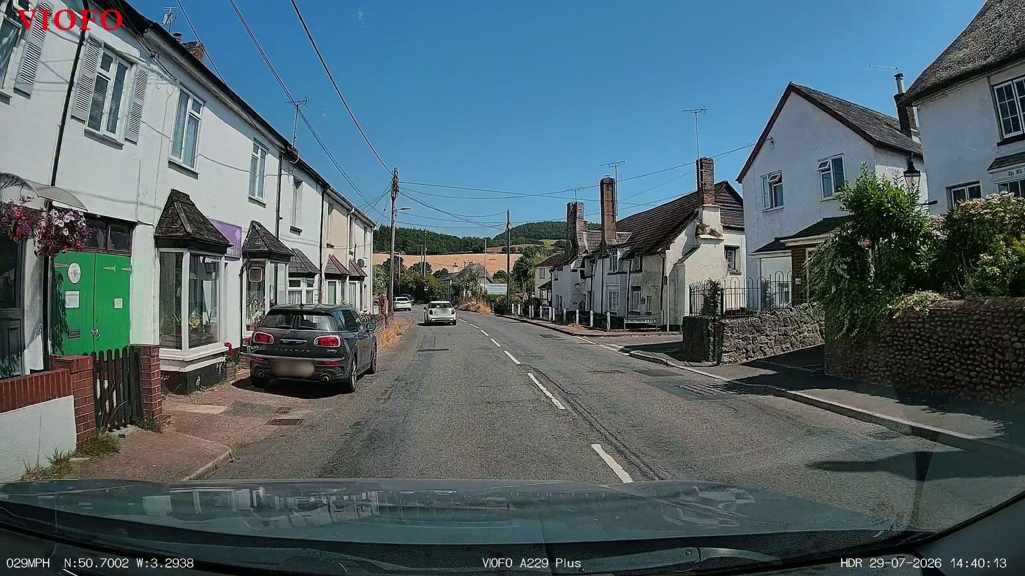 Street view near 2 bed cottage with garden near Sidmouth - Entire Place, Newton Poppleford — © RyanBush (CC BY-SA · Mapillary)