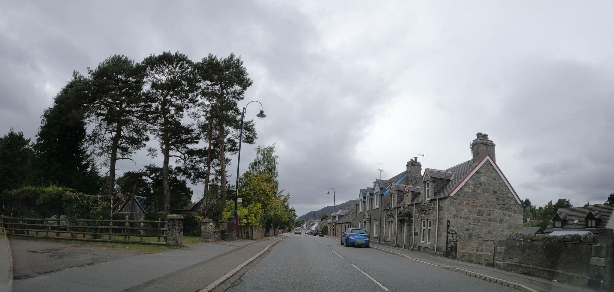 Street view near The Balavil Hotel Newtonmore - Restaurant, Bars & Swimming Pool, Newtonmore — © hobgoblin (CC BY-SA · Mapillary)
