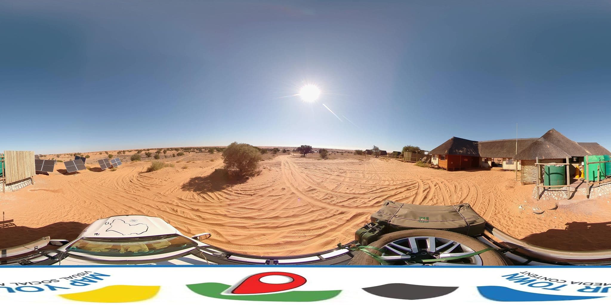 Street view near Tashebube Rooiputs Lodge, Tshabong — © photosofafrica (CC BY-SA · Mapillary)