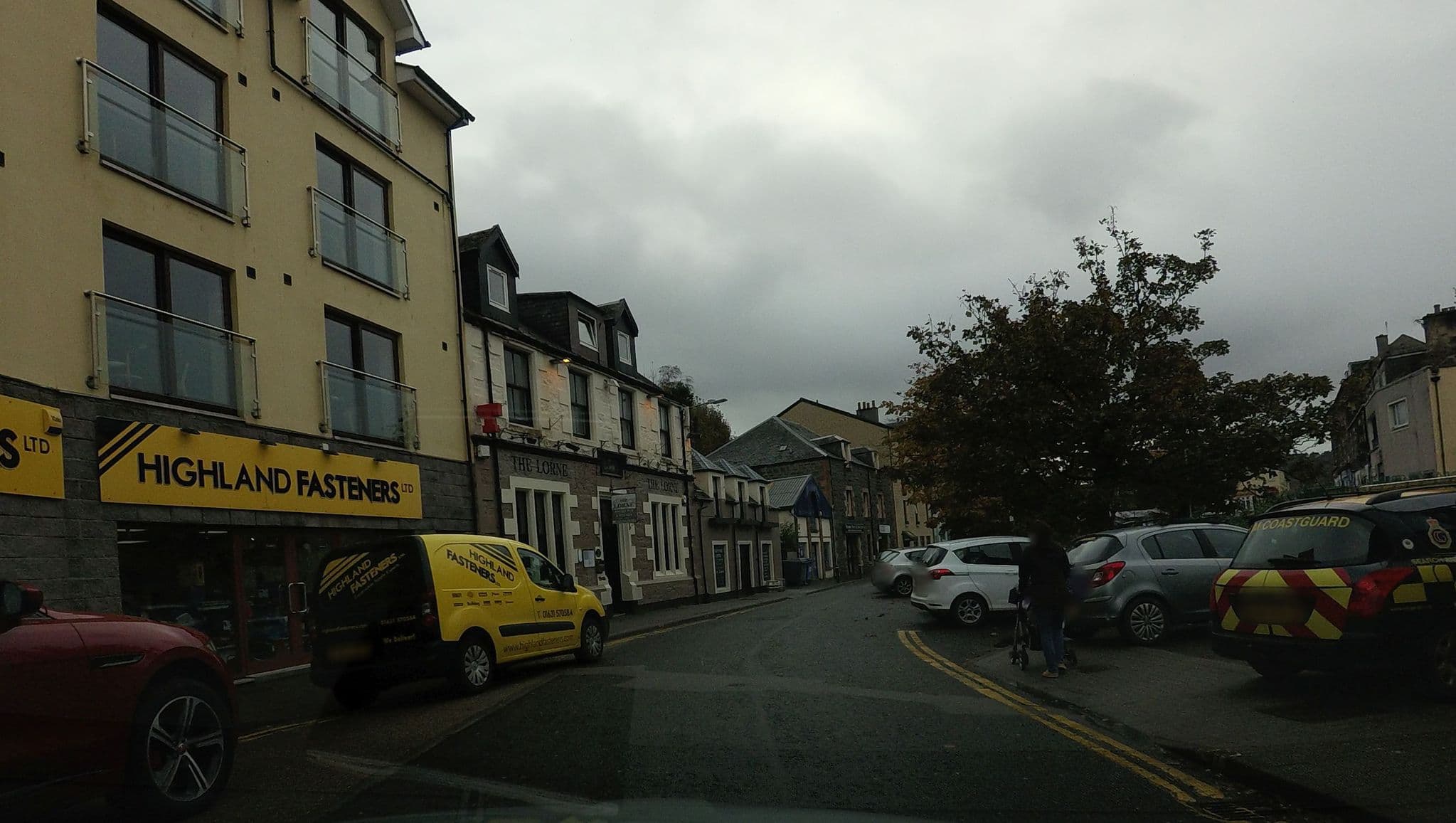 Street view near The Ranald Apartments, Oban — © hobgoblin (CC BY-SA · Mapillary)
