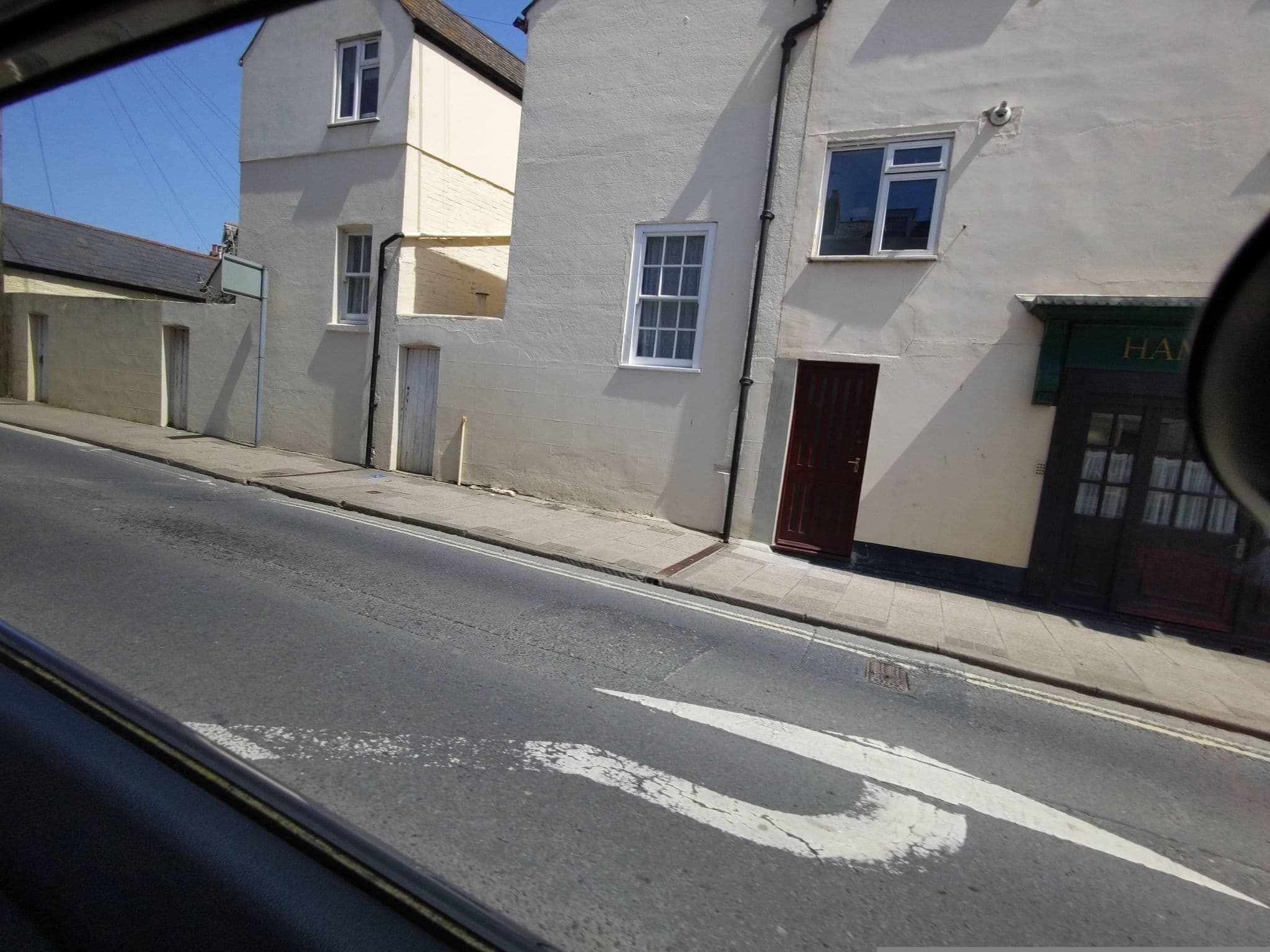 Street view near The Seaspray, Weymouth
