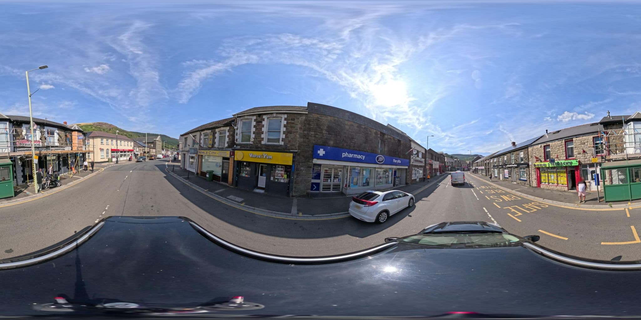 Street view near The Stag Hotel, Treorchy — © MarksMap (CC BY-SA · Mapillary)