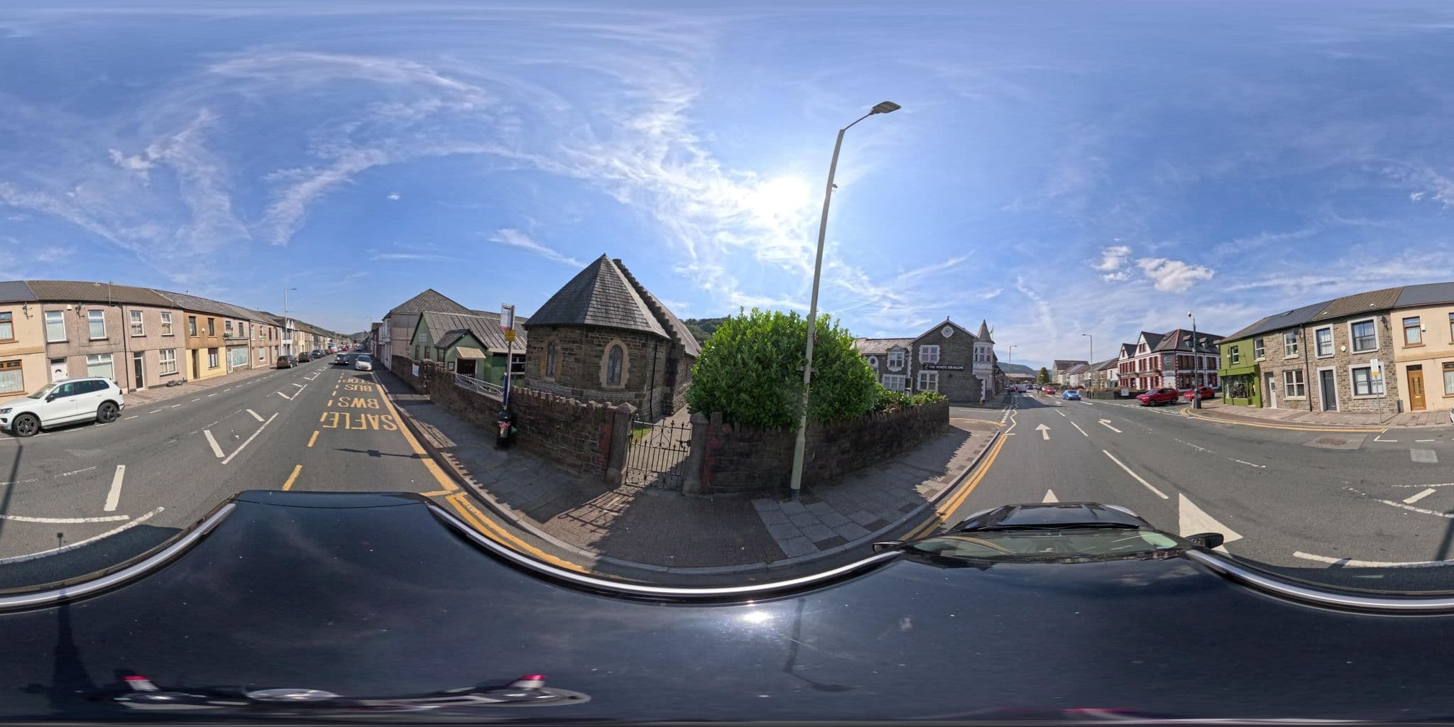Street view near Bar Bistro Hotel, Treorchy — © MarksMap (CC BY-SA · Mapillary)
