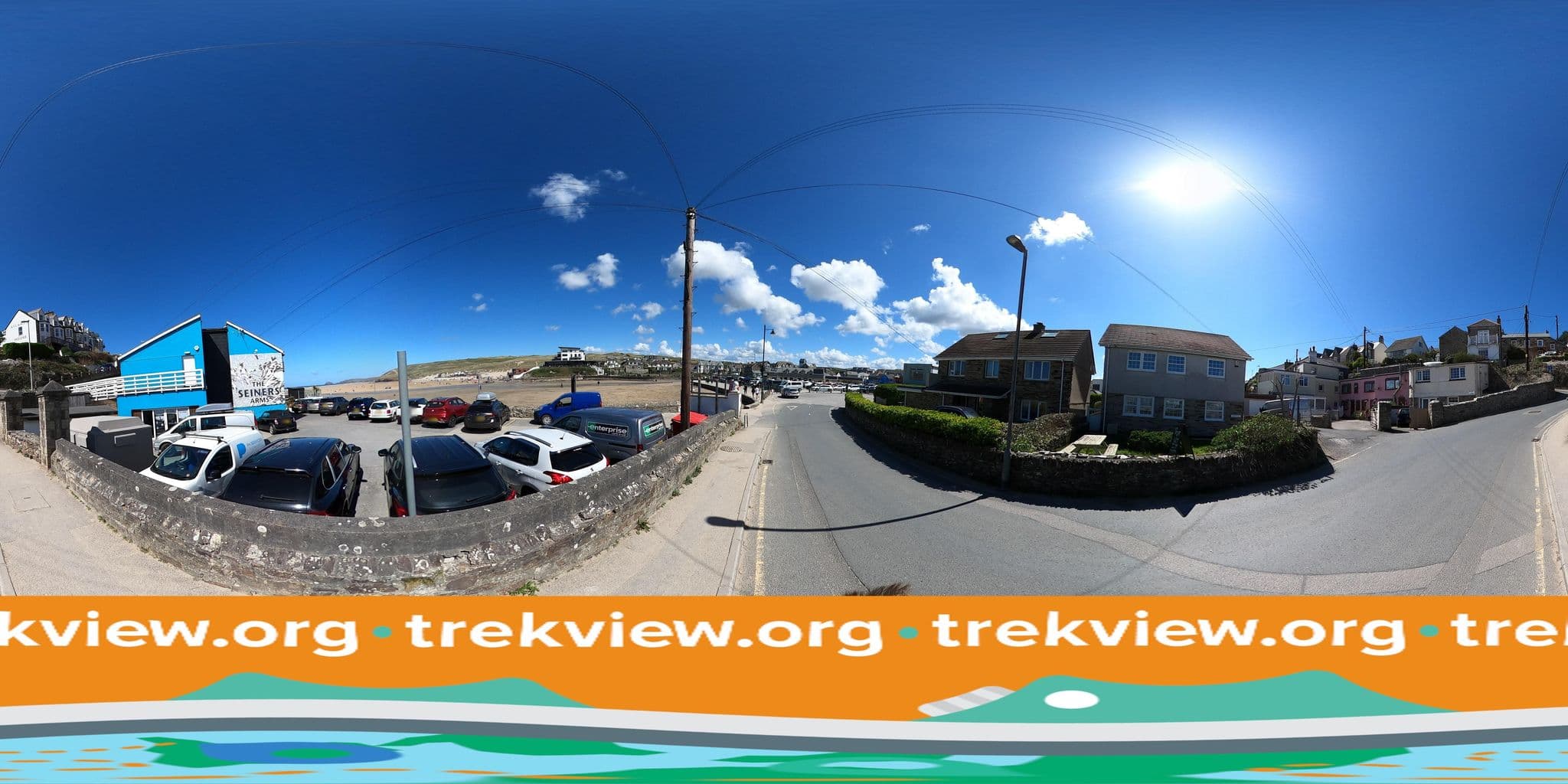 Street view near Seiners Arms, Perranporth — © trekviewed (CC BY-SA · Mapillary)