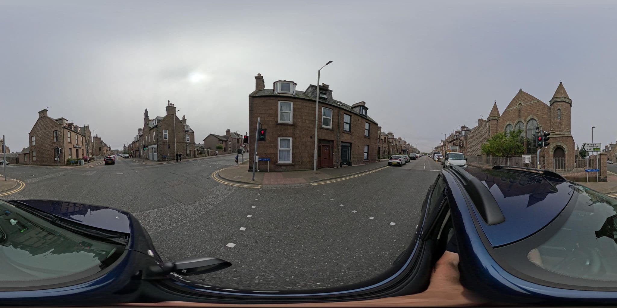 Street view near Clifton House Hotel, Peterhead — © coetserw (CC BY-SA · Mapillary)