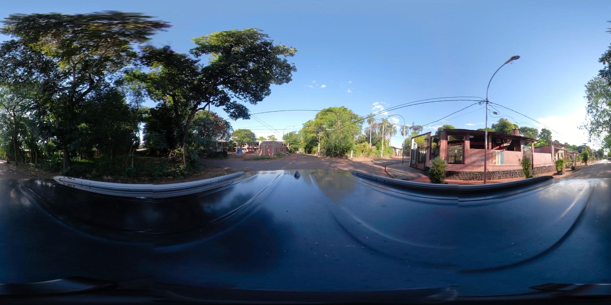Street view near La Esquina del Bambú Hostel, Puerto Iguazú