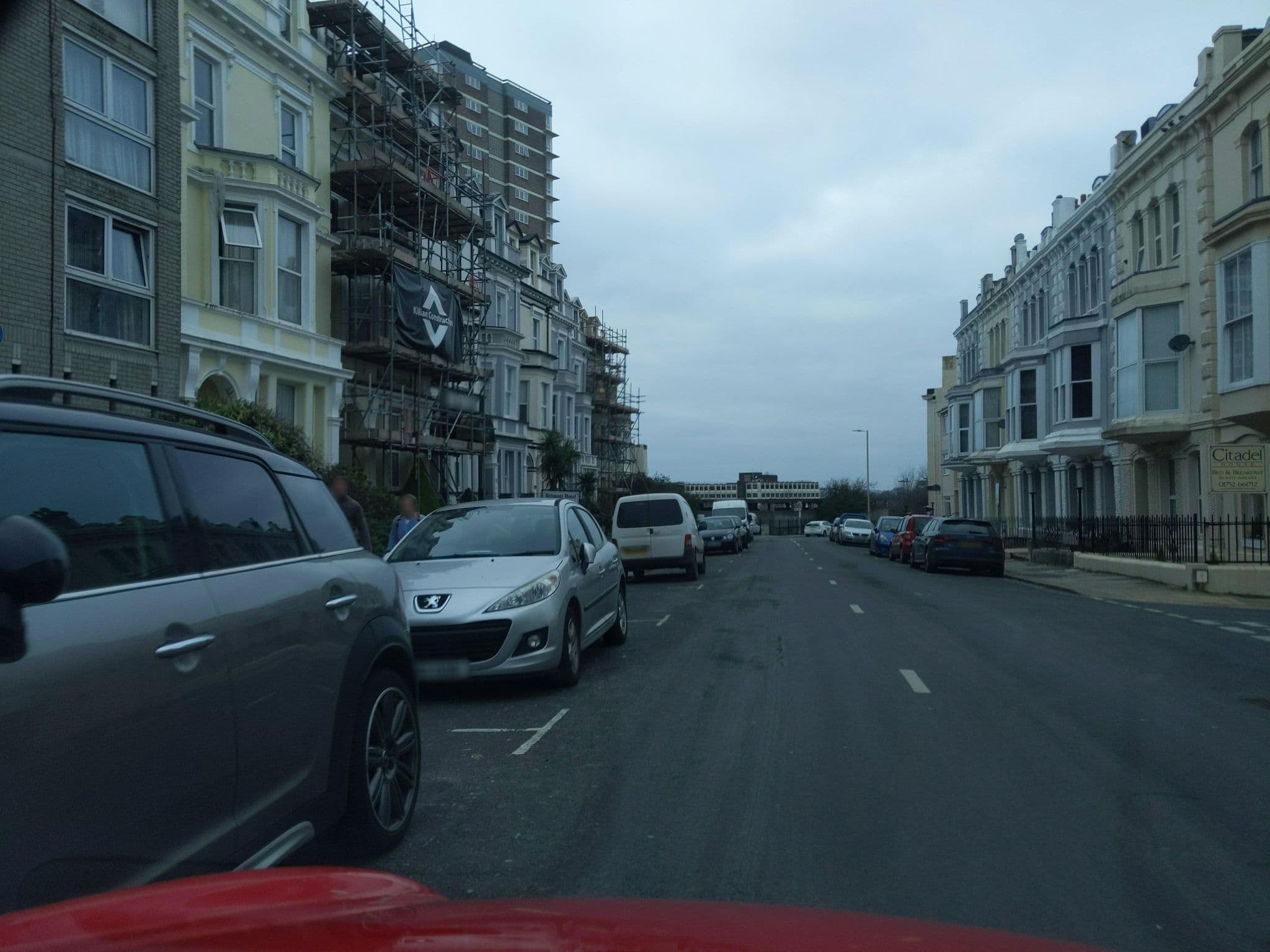Street view near Citadel House Hotel, Plymouth — © WaggyDog (CC BY-SA · Mapillary)