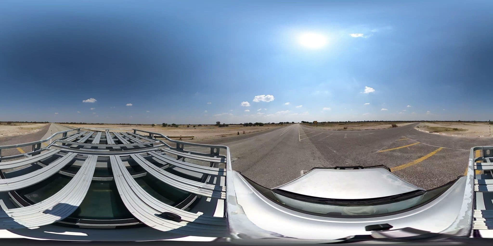 Street view near Central Kalahari turnoff, Xumo — © simba_za (CC BY-SA · Mapillary)