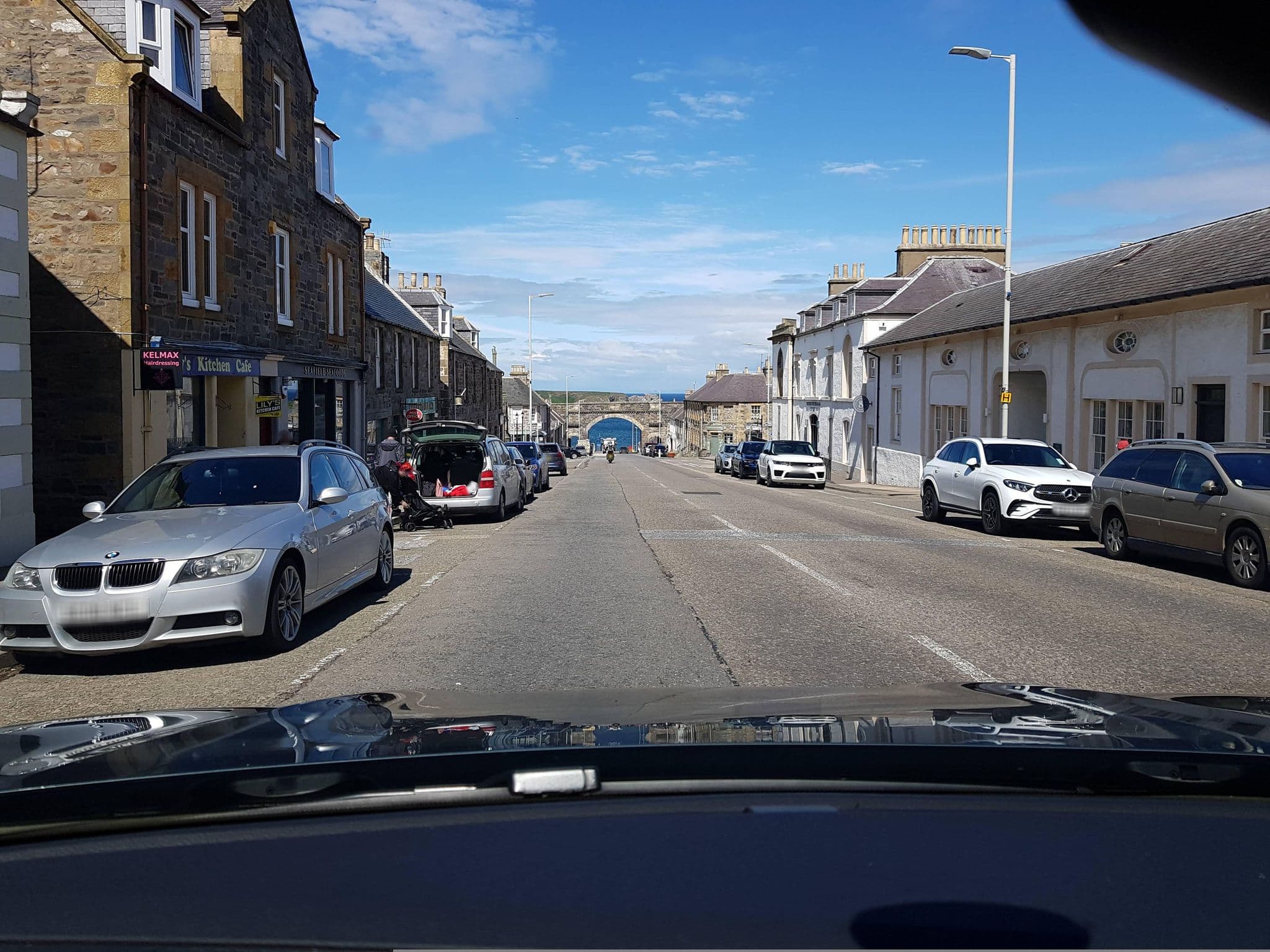 Street view near The Seafield Arms Hotel Cullen – Self Catering, Cullen — © toho (CC BY-SA · Mapillary)