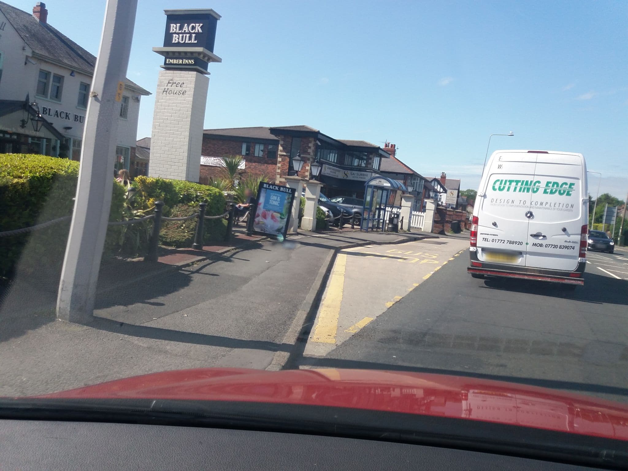 Street view near Black Bull Hotel, Preston — © tonys999 (CC BY-SA · Mapillary)