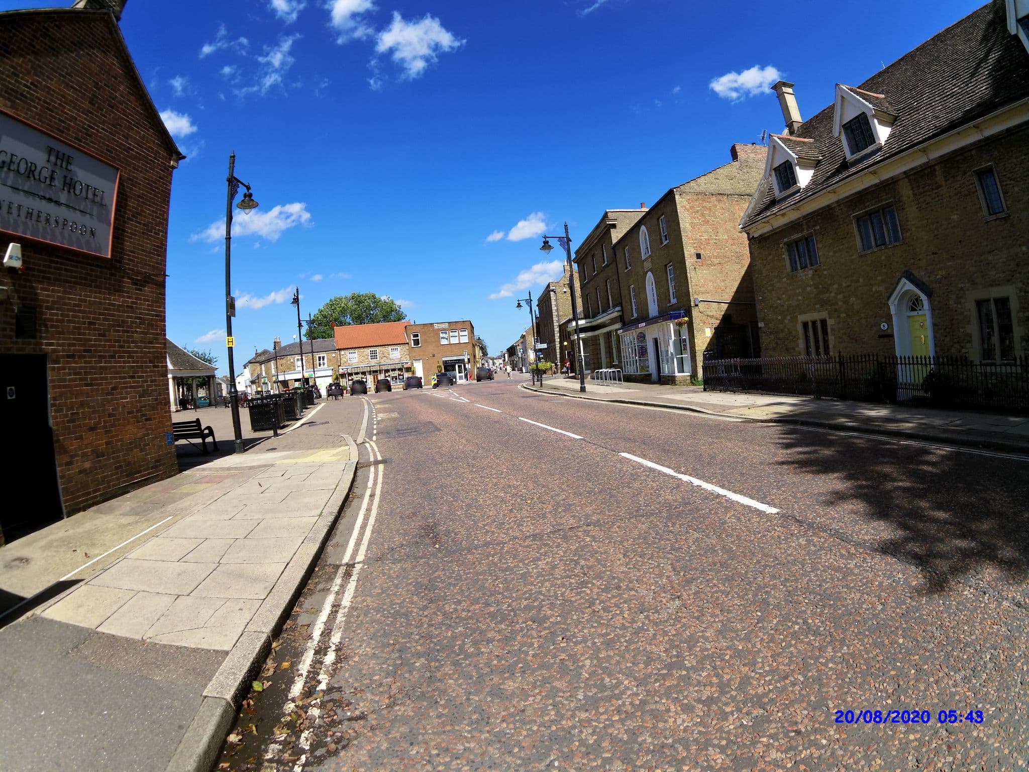 Street view near The George Hotel - JD Wetherspoon, Whittlesey — © smsm1 (CC BY-SA · Mapillary)