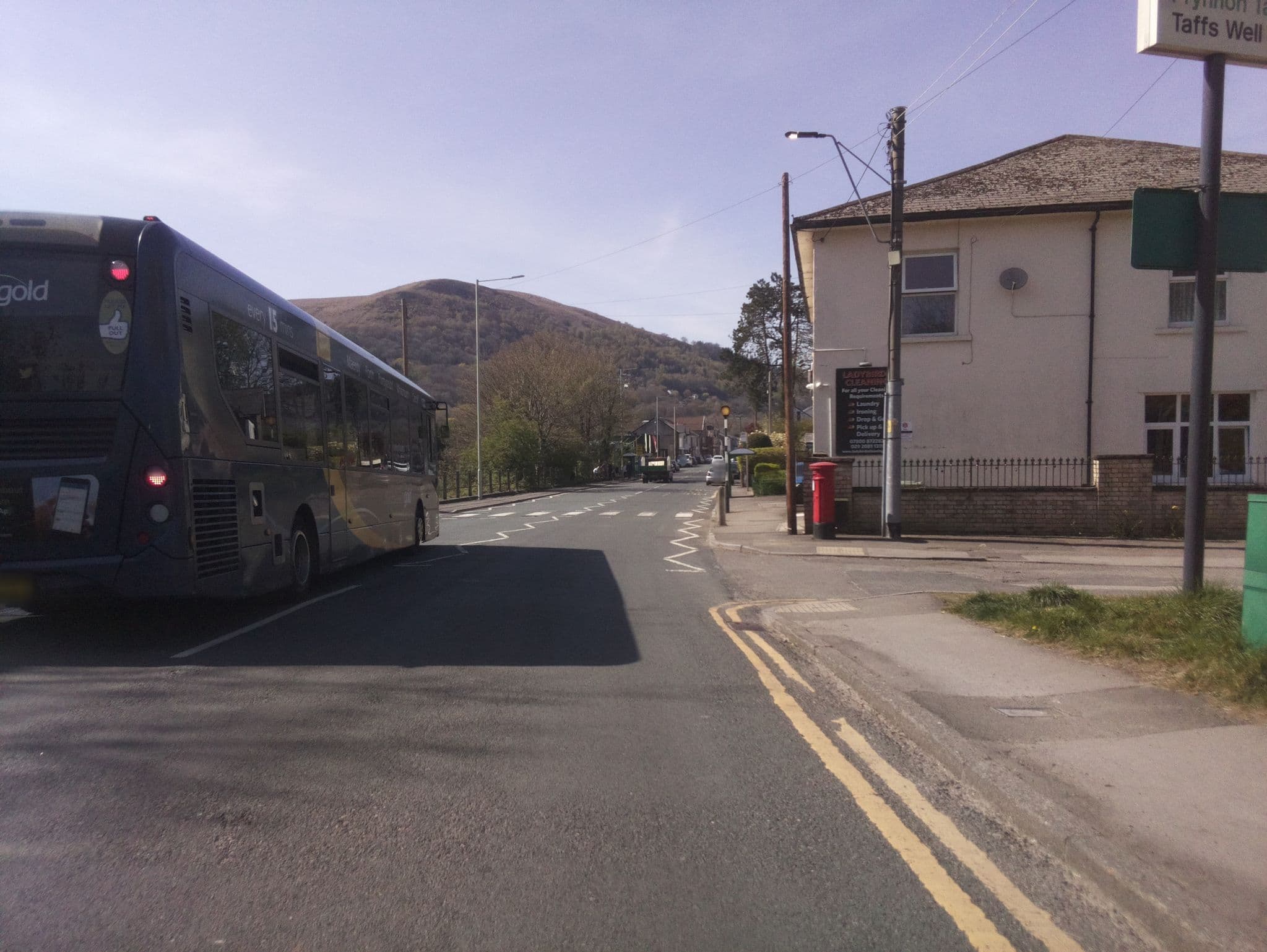 Street view near The Cottage Taffs Well, Radyr — © southglos (CC BY-SA · Mapillary)