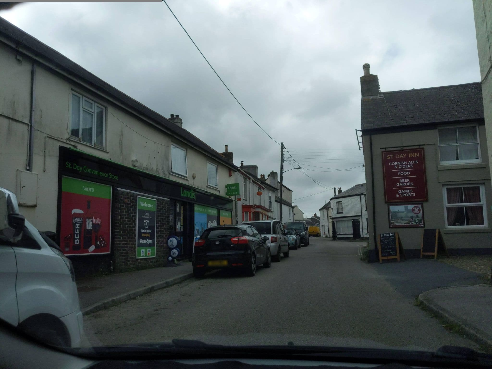 Street view near St Day Inn, Chacewater — © WaggyDog (CC BY-SA · Mapillary)