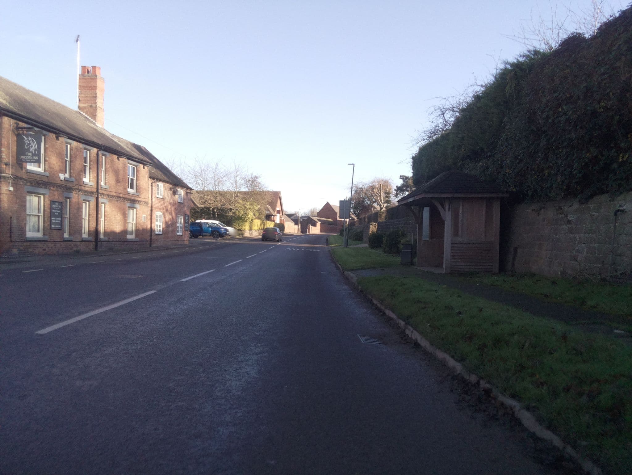 Street view near Unicorn Inn, Repton — © southglos (CC BY-SA · Mapillary)
