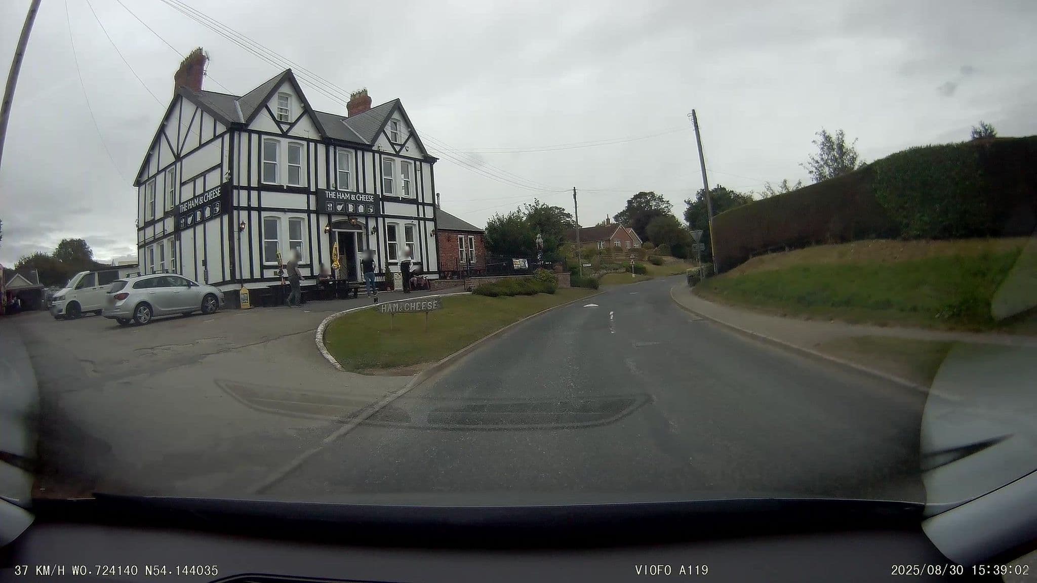 Street view near Ham & Cheese Pub, Rillington — © aidan573 (CC BY-SA · Mapillary)