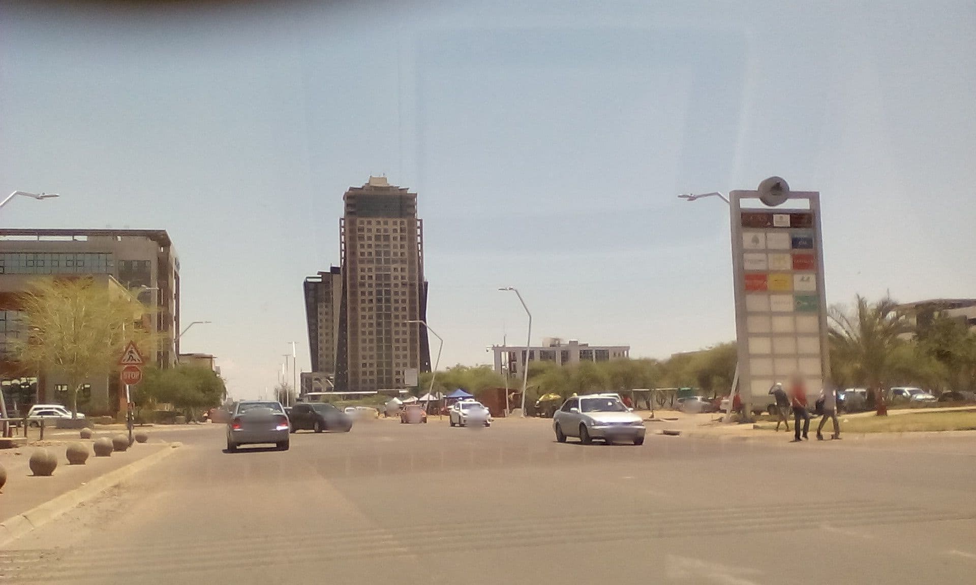 Street view near Lansmore Masa Square, Gaborone — © ozone73 (CC BY-SA · Mapillary)