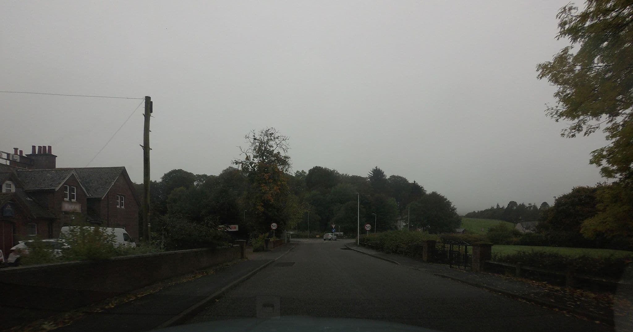 Street view near The Vale Hotel, Rothienorman — © hobgoblin (CC BY-SA · Mapillary)