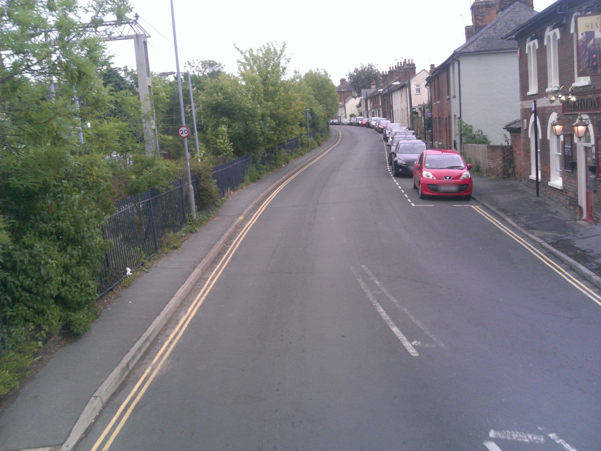 Street view near The Station Hotel, Wivenhoe — © petermead (CC BY-SA · Mapillary)