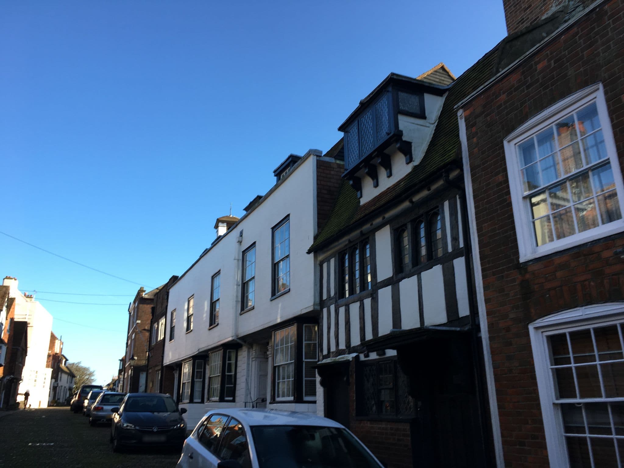 Street view near Whitestripe, Rye — © nigeorwell (CC BY-SA · Mapillary)