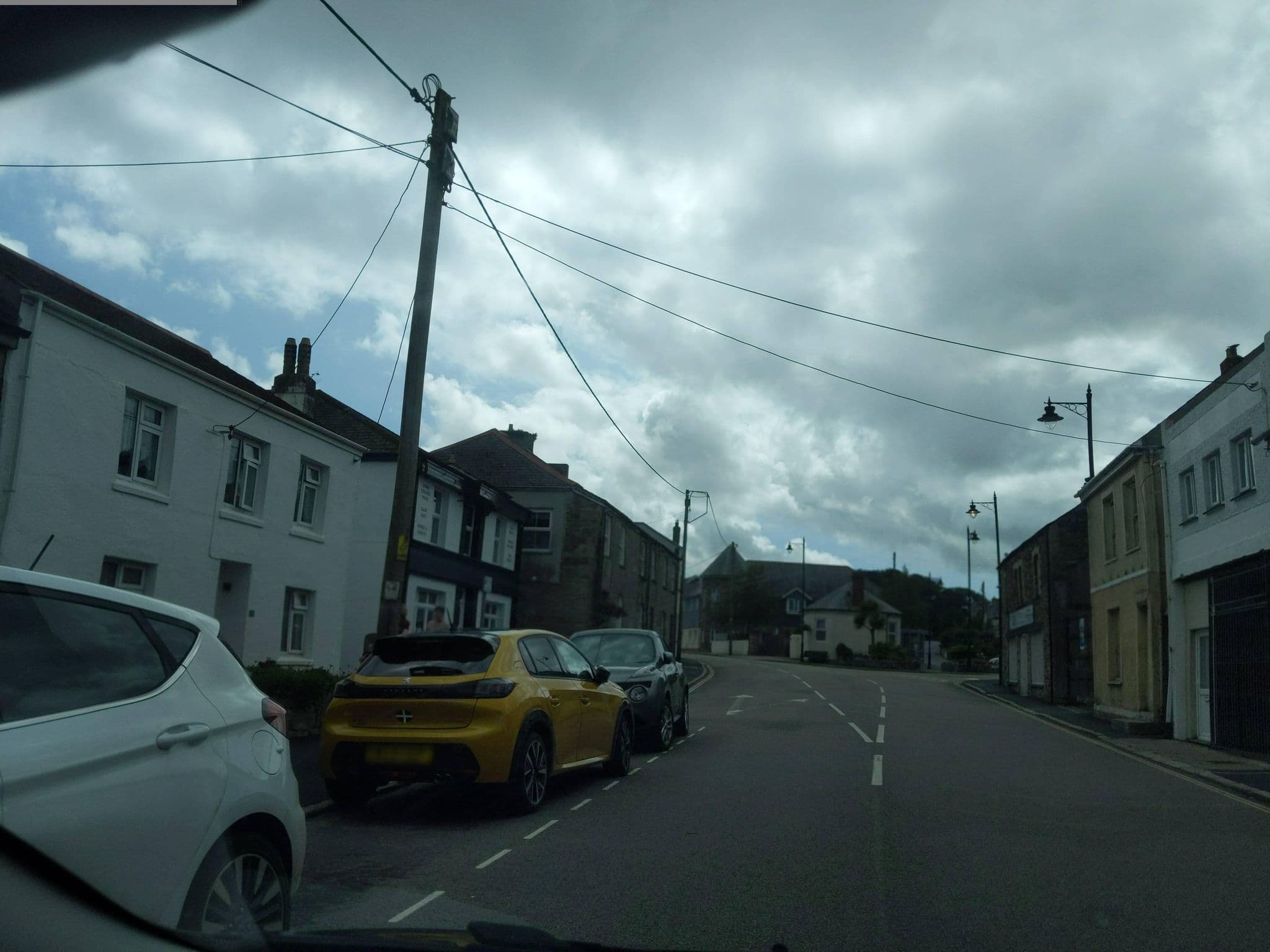 Street view near The Cribbage, Saint Columb Major — © WaggyDog (CC BY-SA · Mapillary)