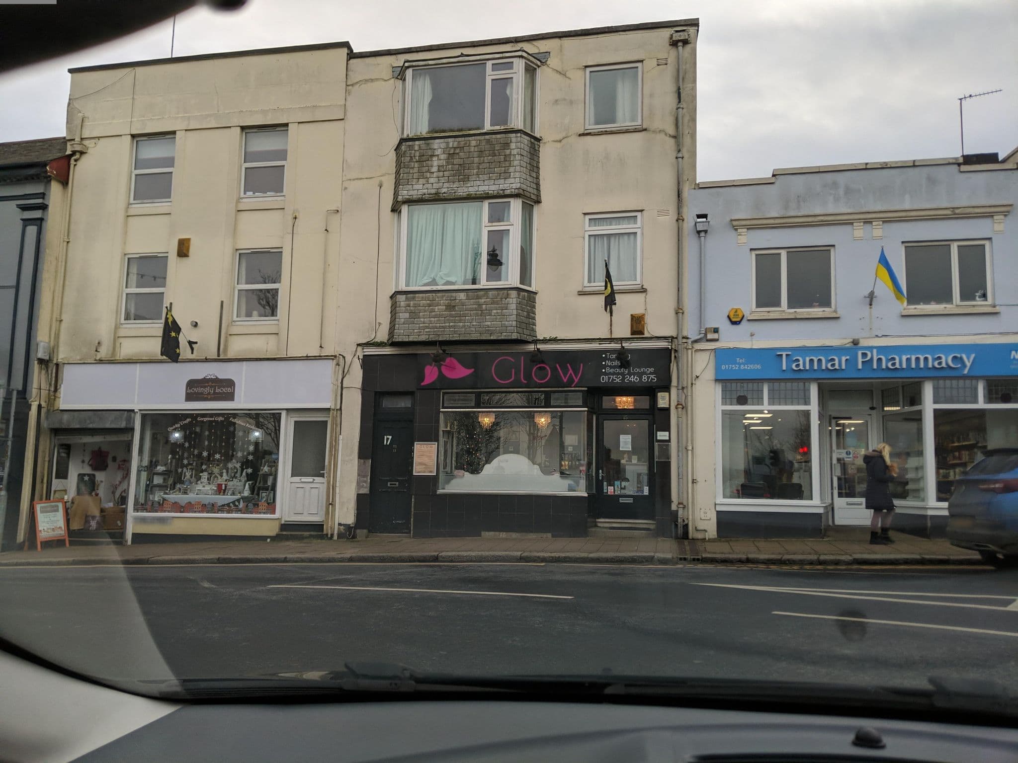 Street view near Railway Hotel Saltash, Saltash — © WaggyDog (CC BY-SA · Mapillary)