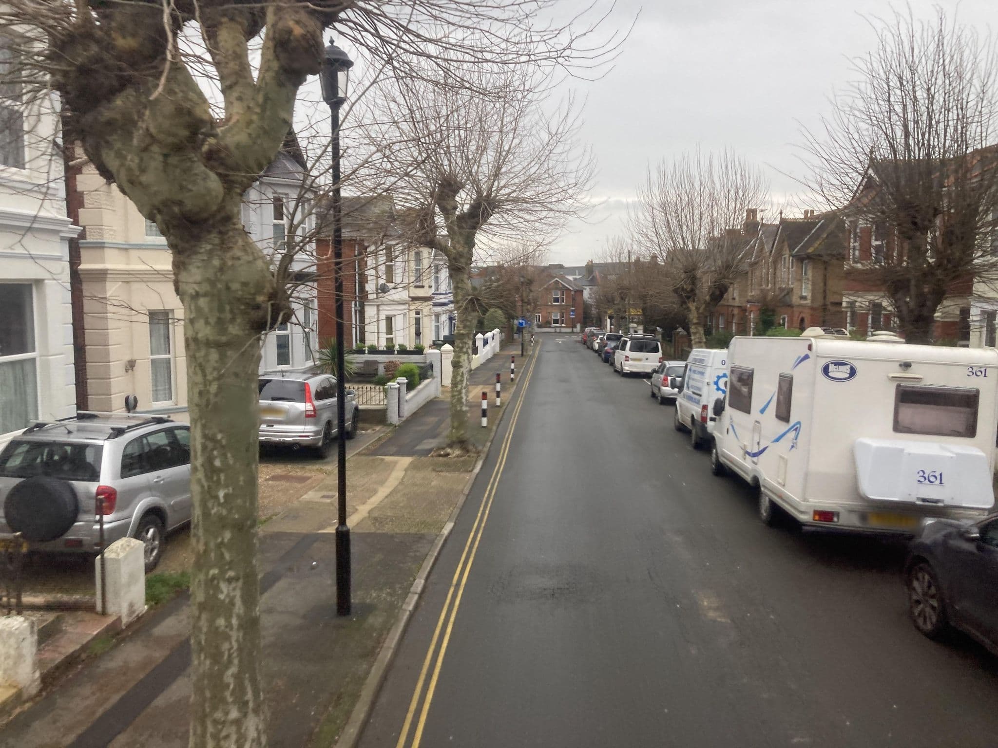 Street view near Penmartyn Guest House, Sandown — © cjmalone (CC BY-SA · Mapillary)