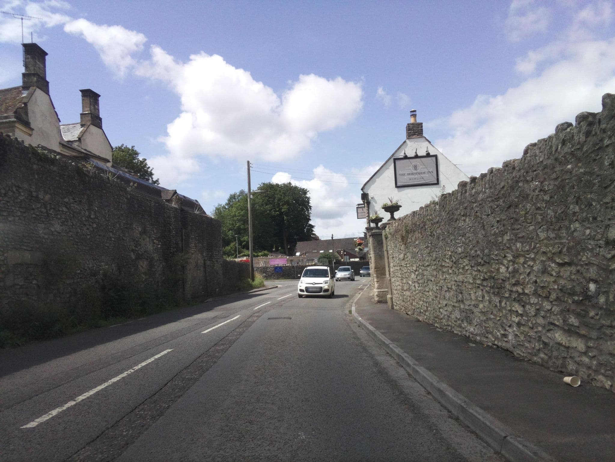Street view near Bowlish House, Shepton Mallet — © southglos (CC BY-SA · Mapillary)