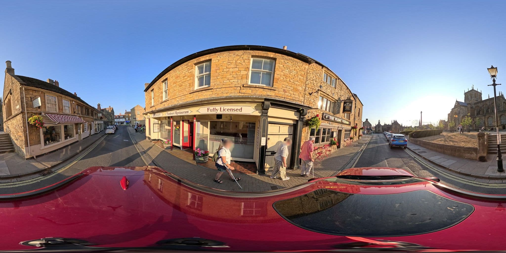 Street view near Half Moon by Marston's Inns, Sherborne — © southglos (CC BY-SA · Mapillary)
