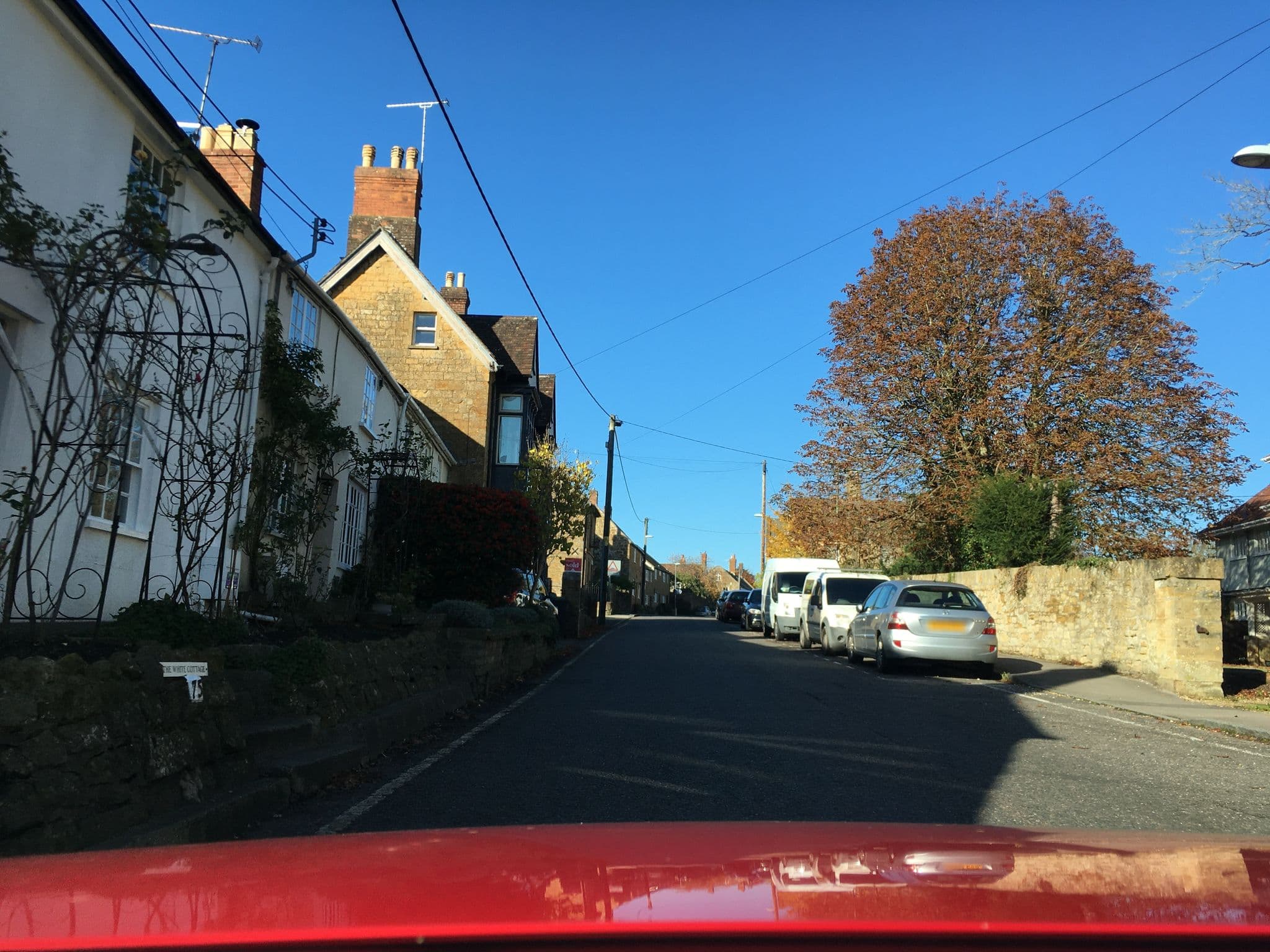 Street view near Rose Cottage, Sherborne — © southglos (CC BY-SA · Mapillary)