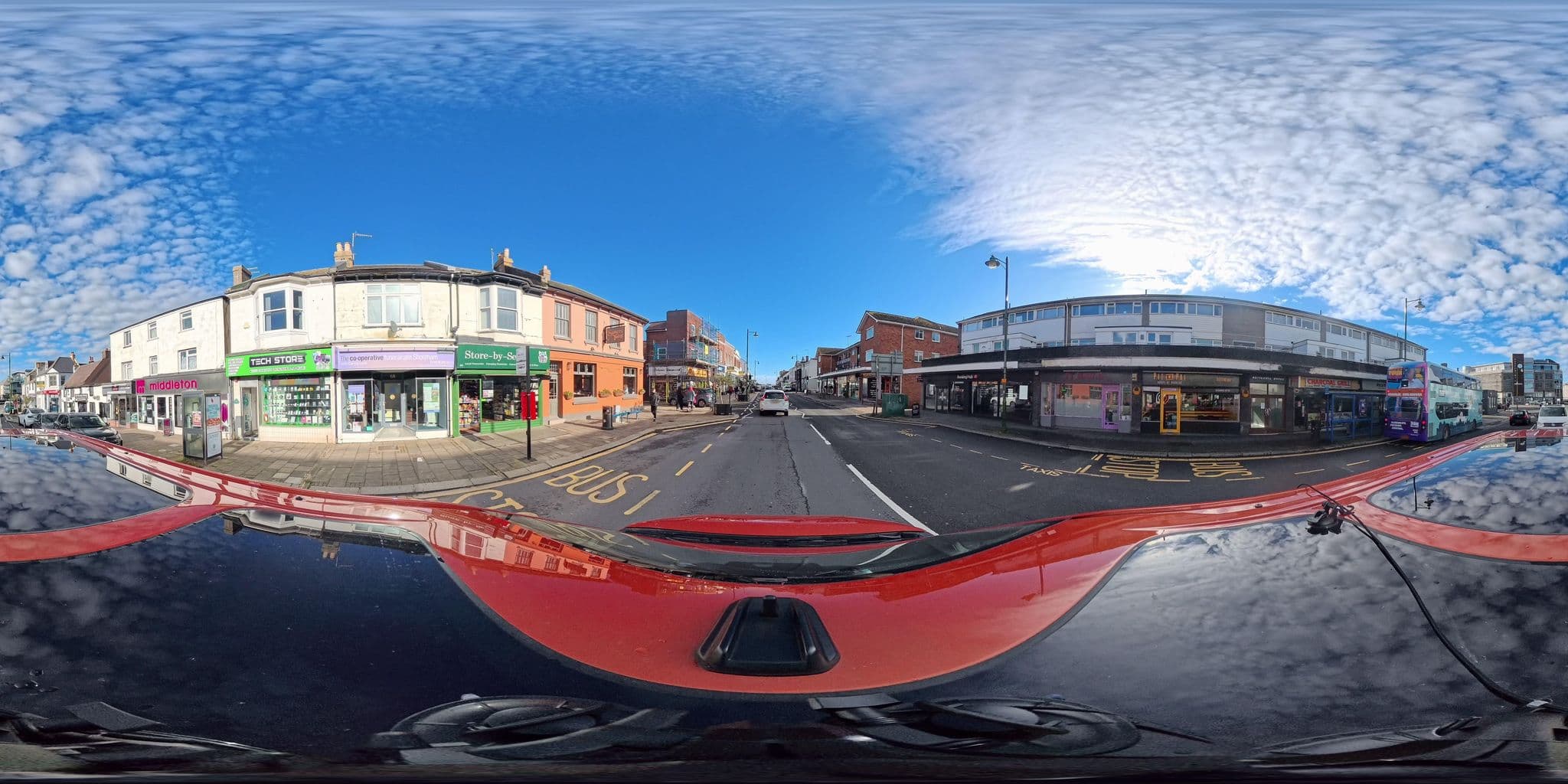 Street view near Britannia House, Shoreham-by-Sea — © BlizzardBorn42Car (CC BY-SA · Mapillary)