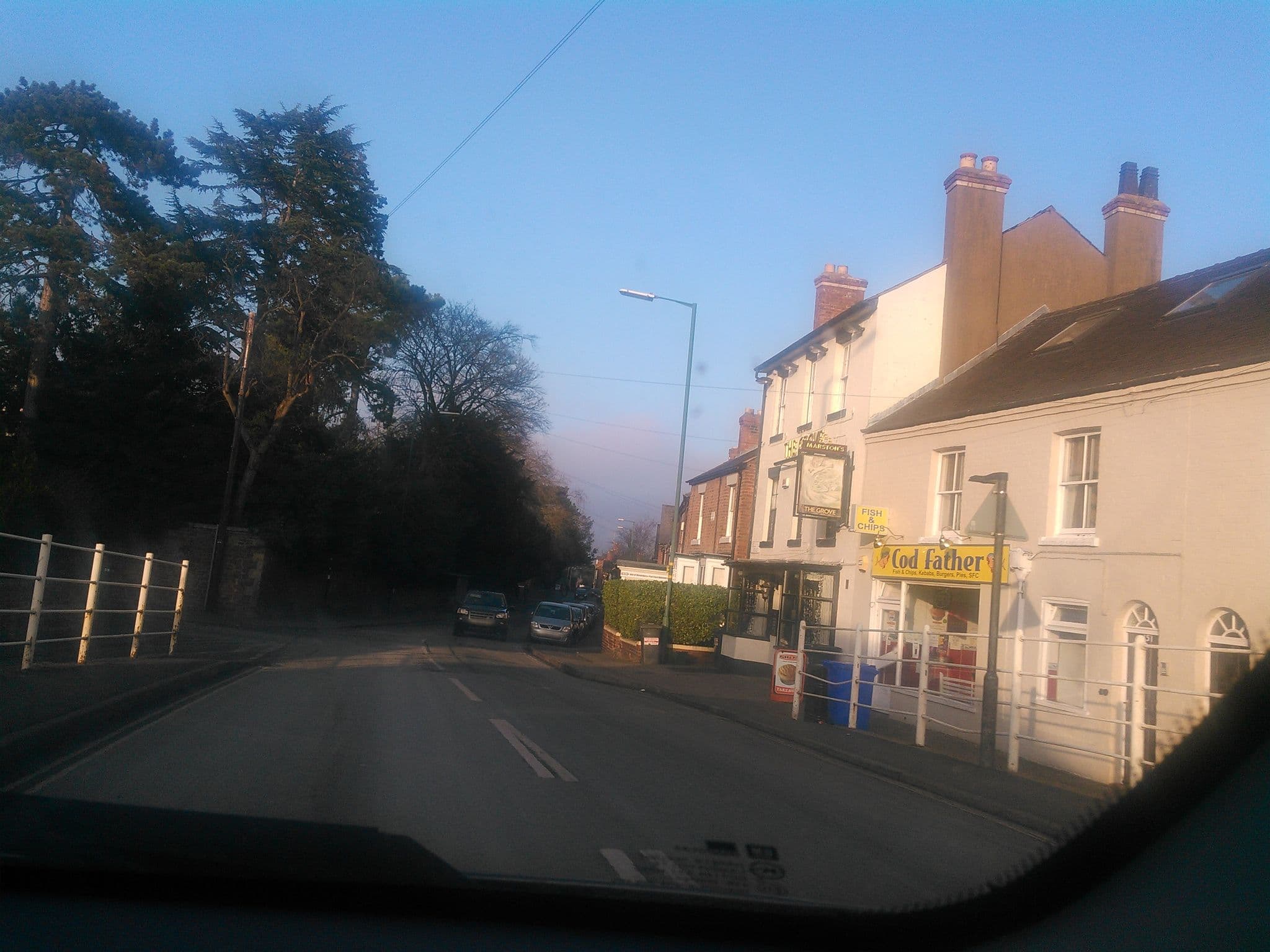Street view near Grove Hotel, Shrewsbury — © trigpoint (CC BY-SA · Mapillary)