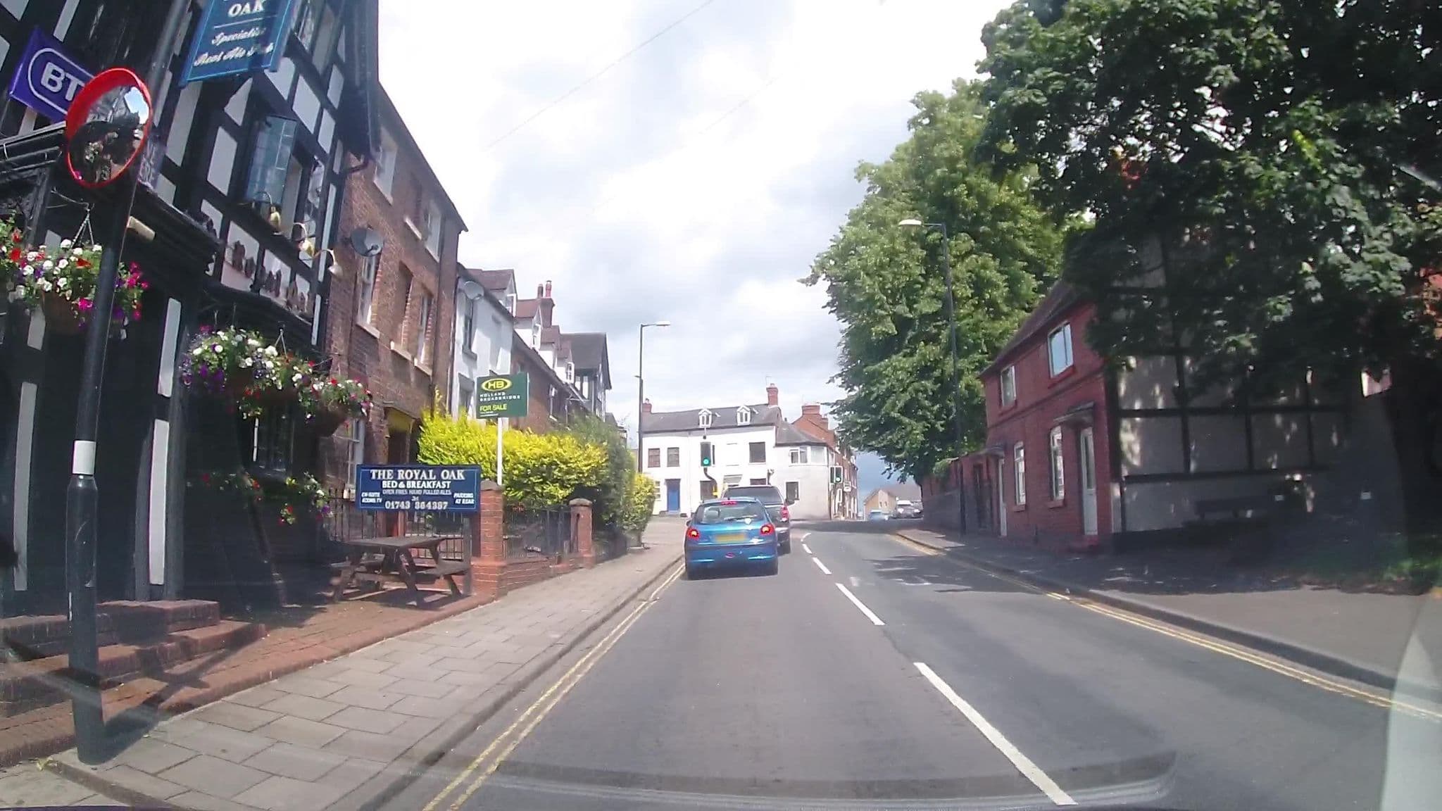 Street view near The Royal Oak, Shrewsbury — © trigpoint (CC BY-SA · Mapillary)
