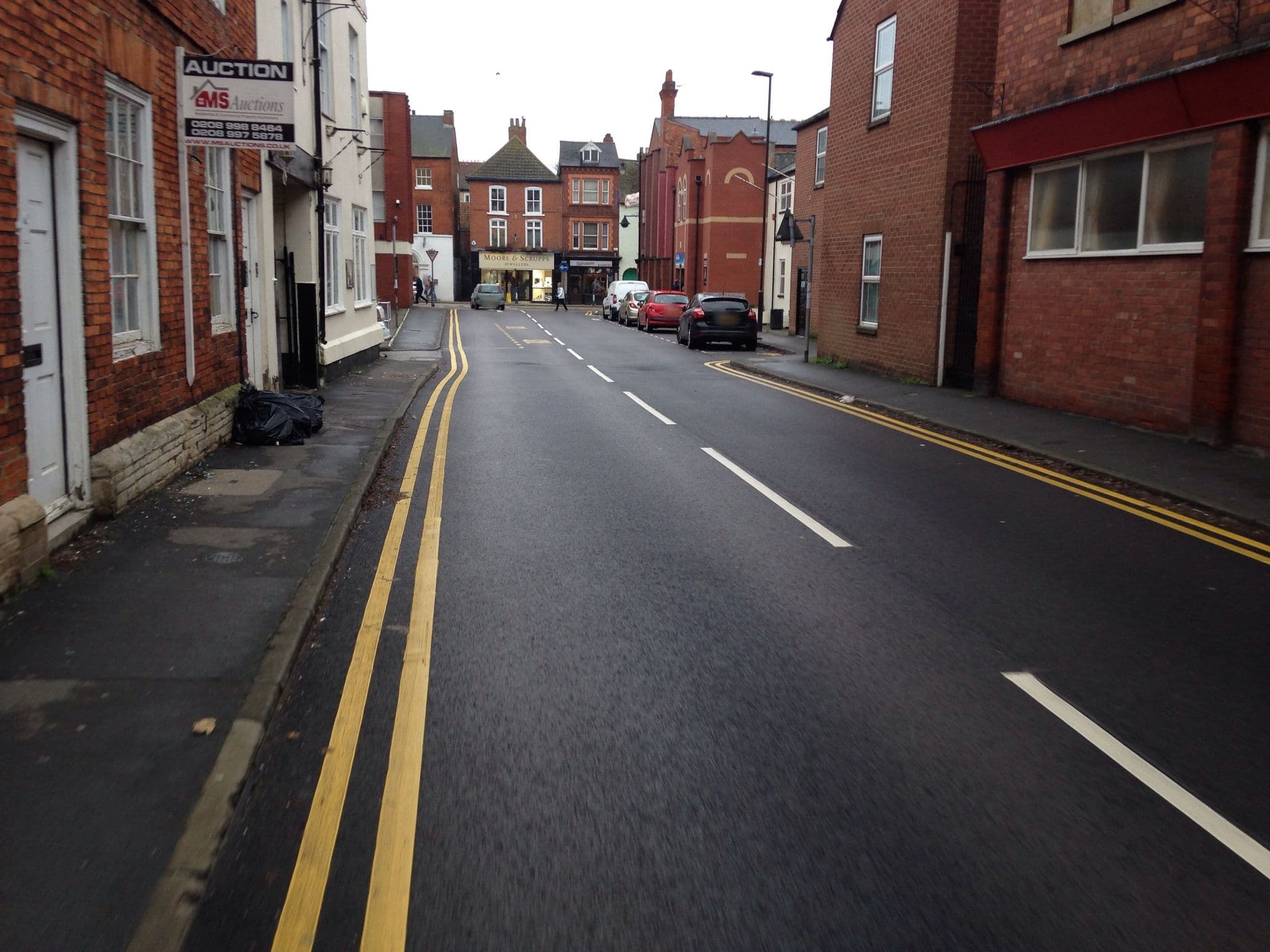 Street view near Stay at Watergate, Sleaford — © christhecat (CC BY-SA · Mapillary)