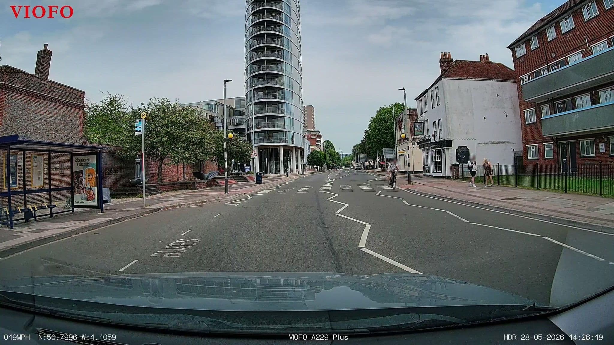 Street view near The George Hotel, Portsmouth — © RyanBush (CC BY-SA · Mapillary)