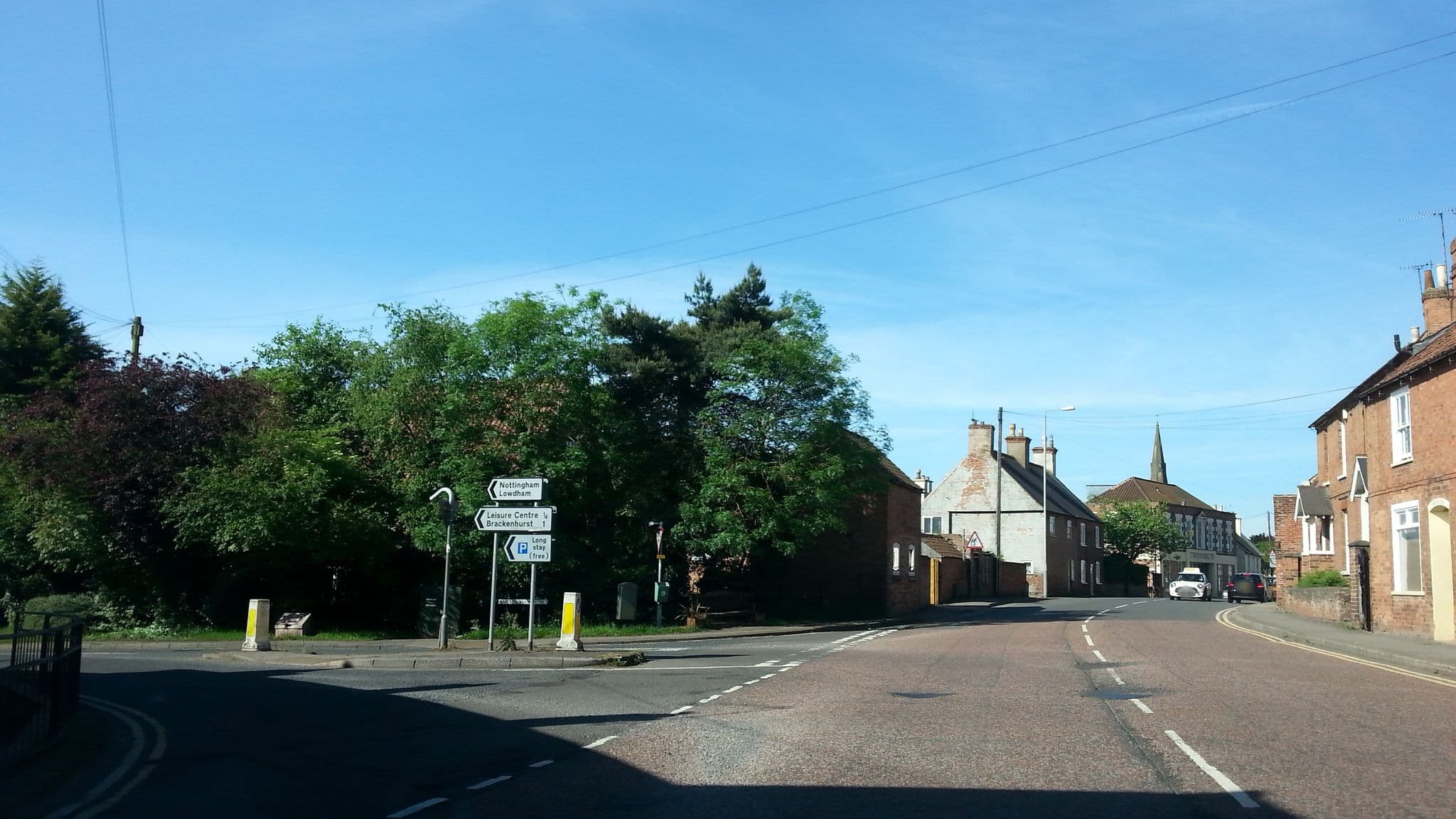 Street view near Southwell Stays, Southwell — © adam2 (CC BY-SA · Mapillary)