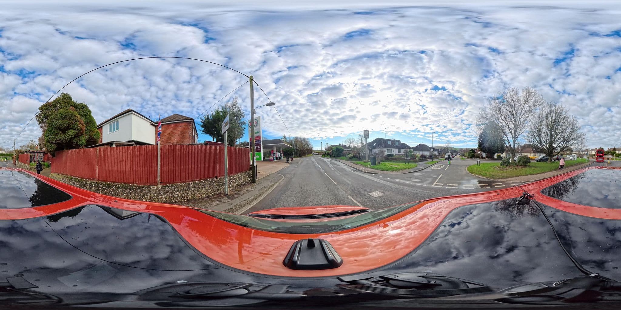 Street view near Downs View Bed and Breakfast, Steyning — © BlizzardBorn42Car (CC BY-SA · Mapillary)