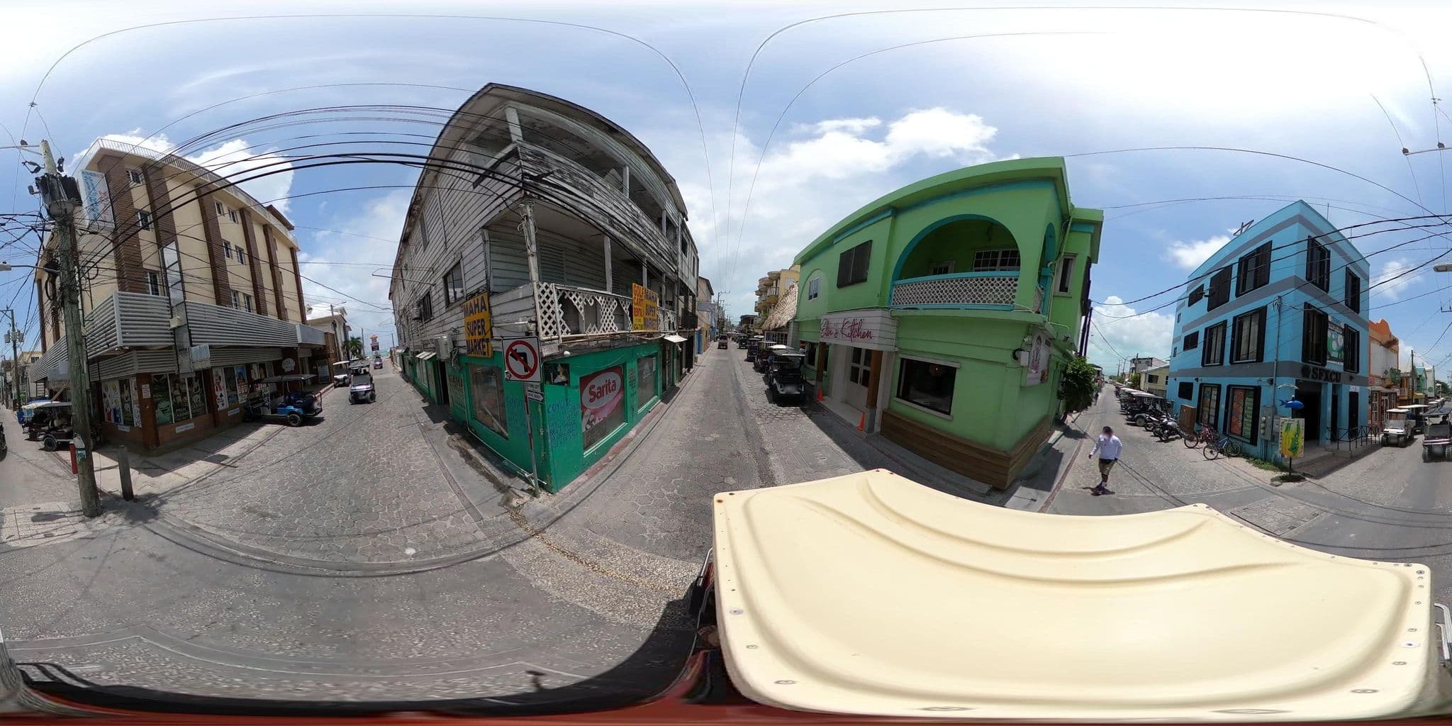 Street view near Sun Shine San Pedro Hotel, San Pedro — © jungle867 (CC BY-SA · Mapillary)
