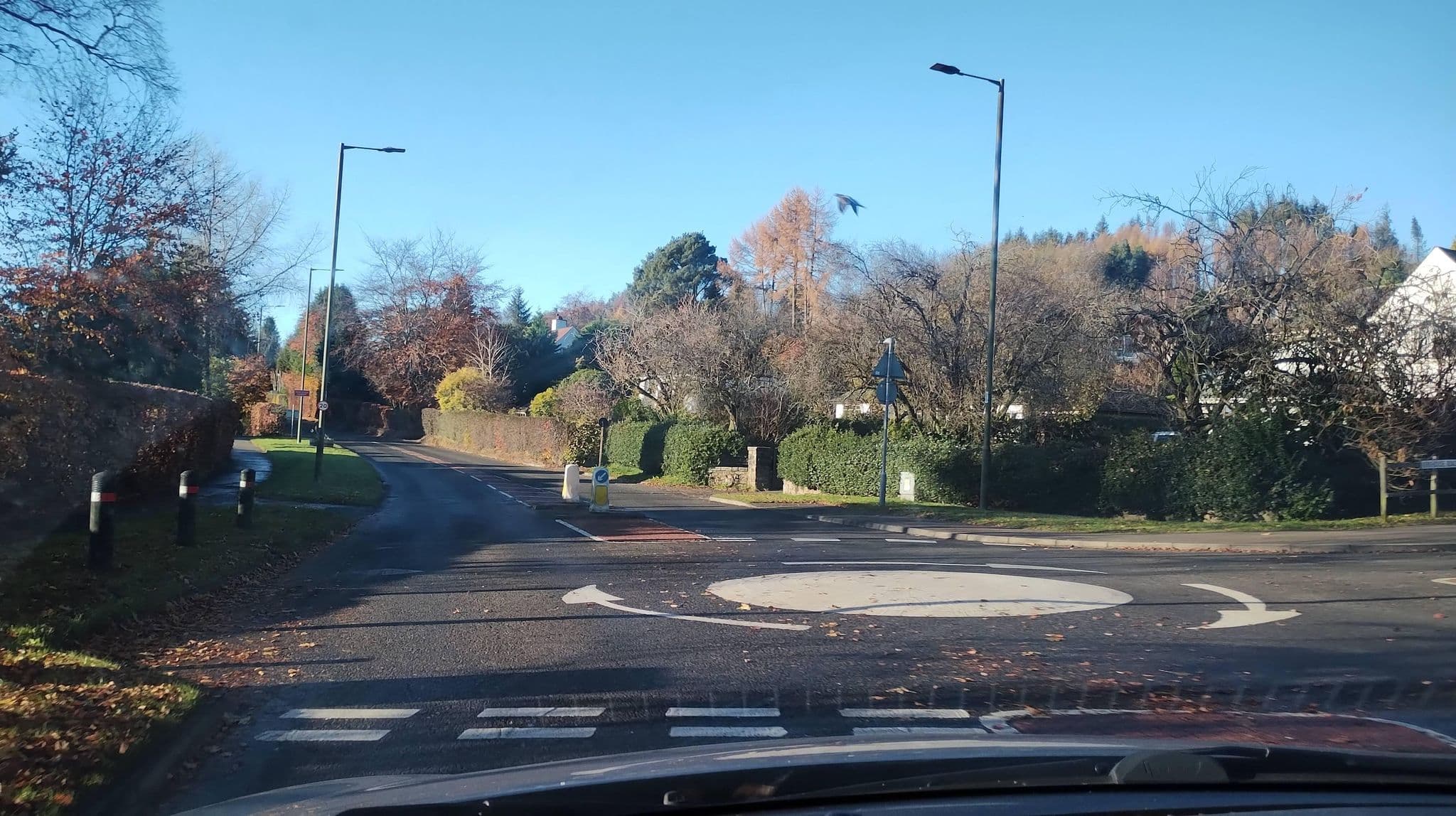 Street view near Lumsdaine Halls Therapy Rooms, Strathblane — © SuborbitalPige0n (CC BY-SA · Mapillary)