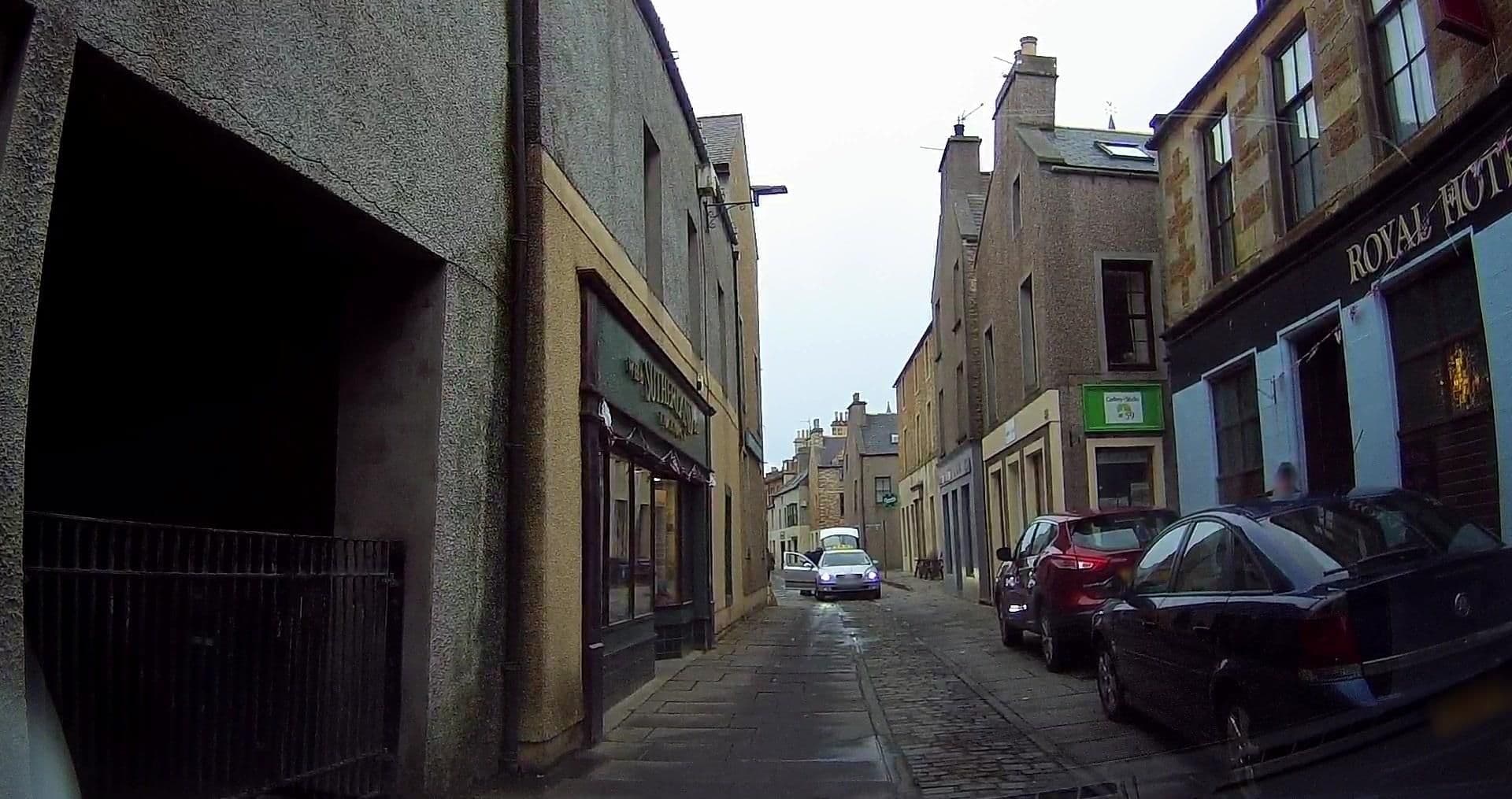 Street view near Brown's Hostel, Stromness — © tallguy (CC BY-SA · Mapillary)