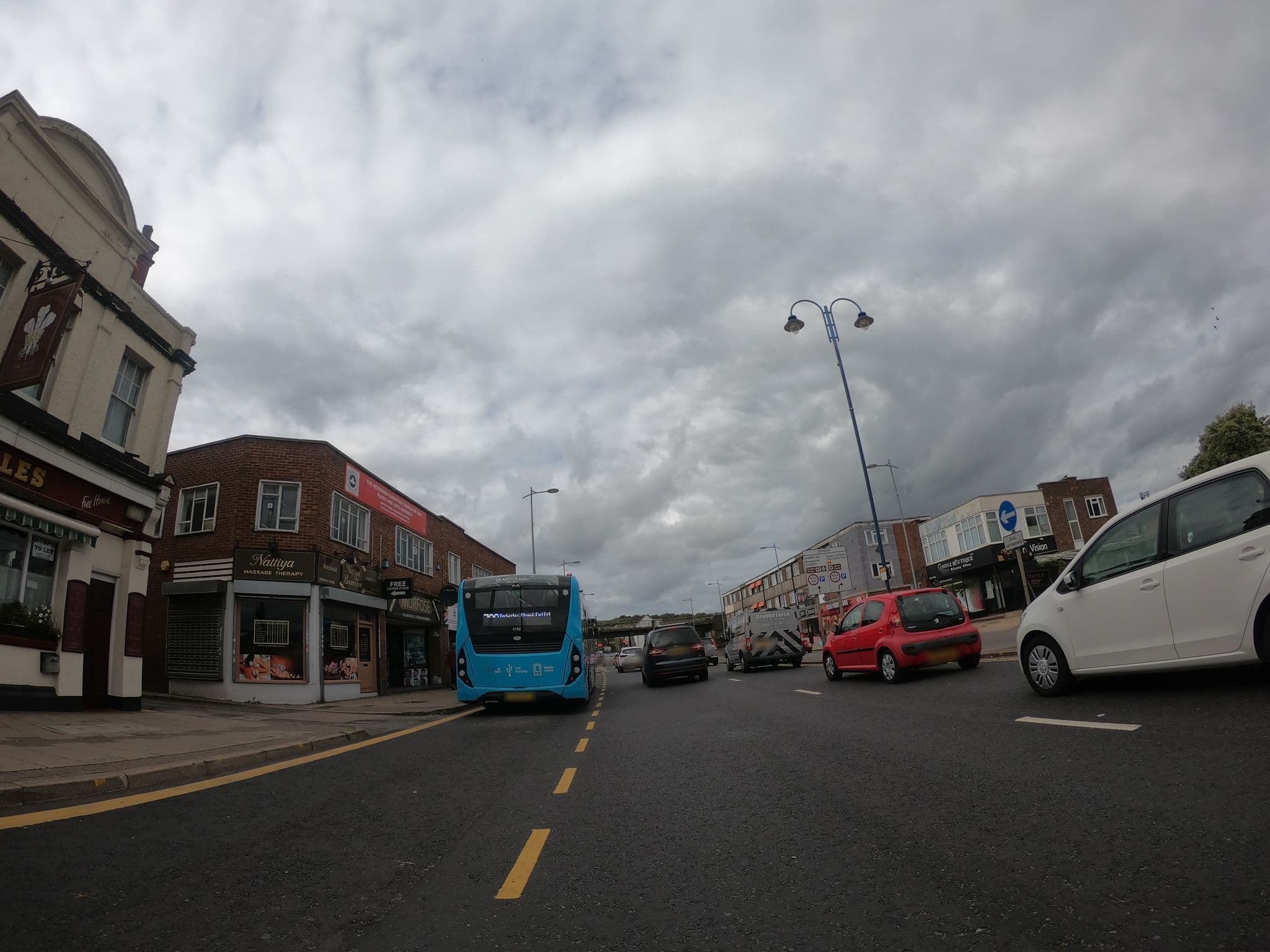 Street view near Atmosphere Residencies, Rochester — © paulbiv (CC BY-SA · Mapillary)