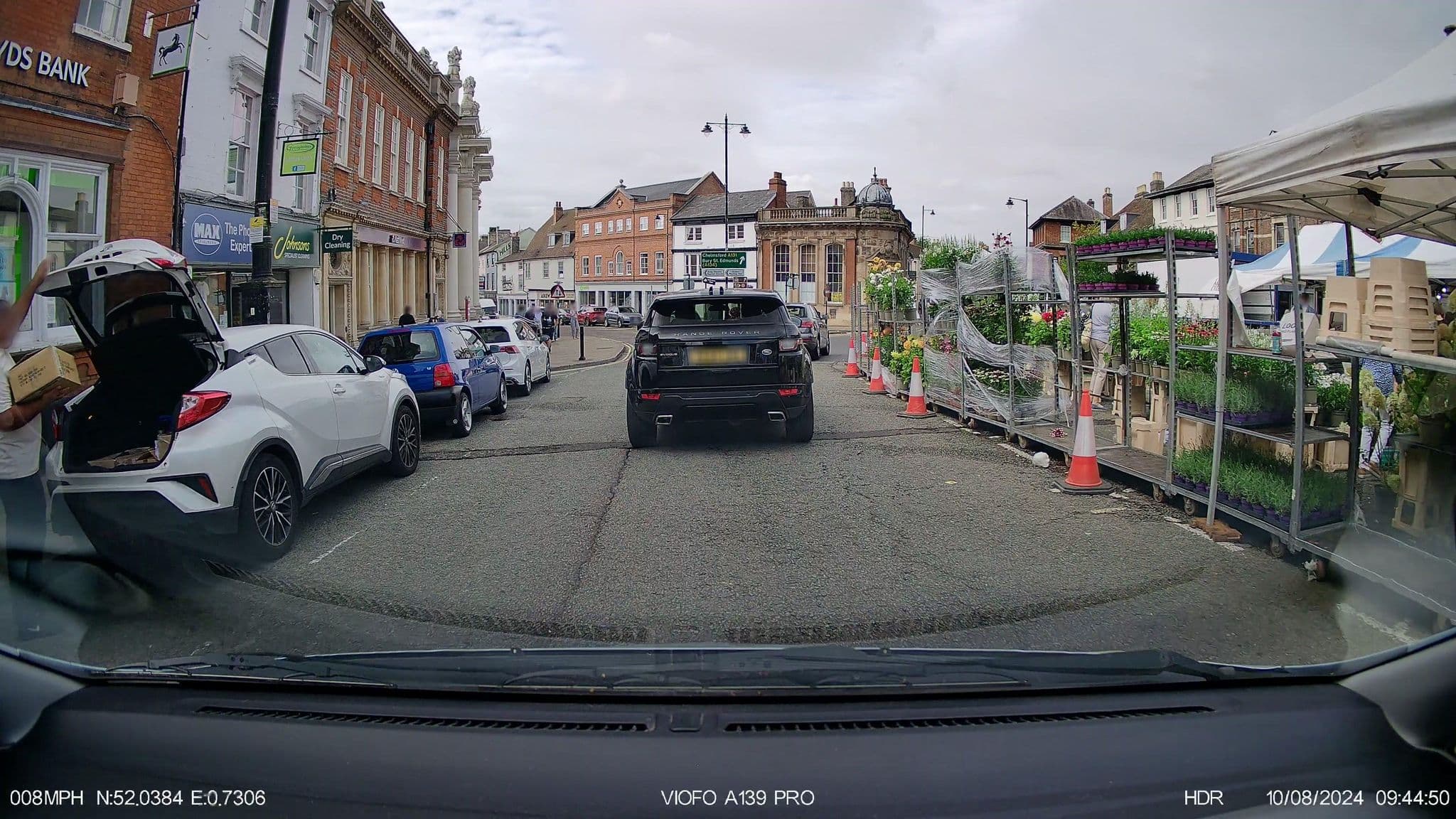 Street view near The Lady Elizabeth, Sudbury — © IpswichEdits (CC BY-SA · Mapillary)
