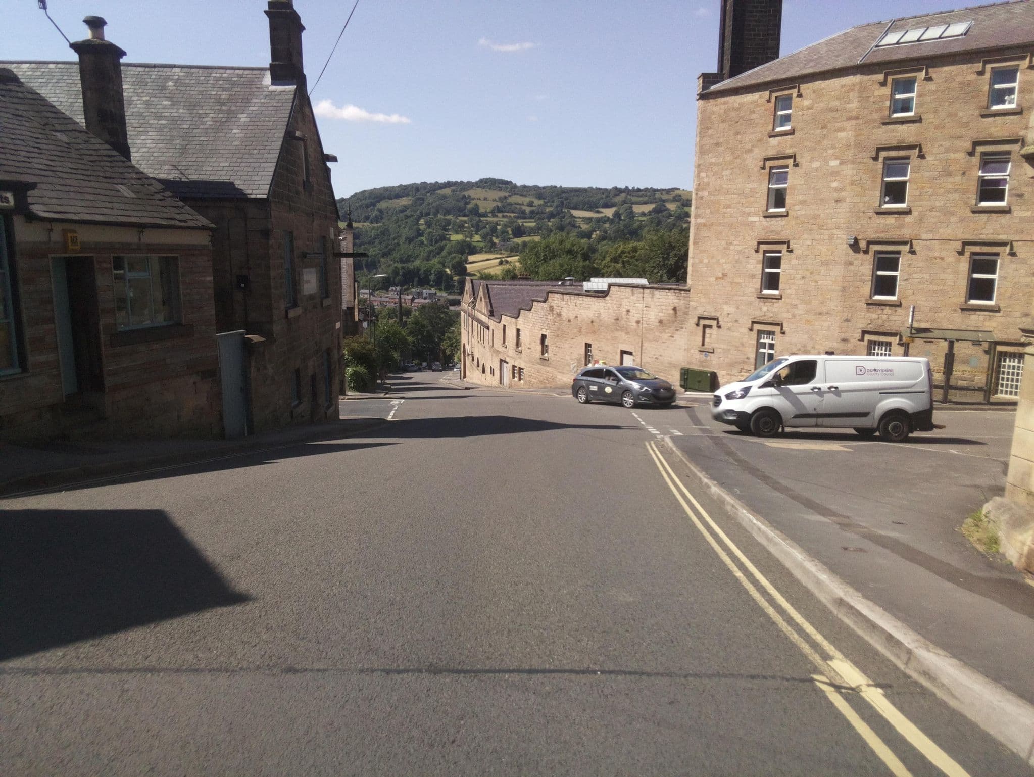 Street view near Jewel Cottage and Gate Cottage, Matlock, Matlock — © southglos (CC BY-SA · Mapillary)